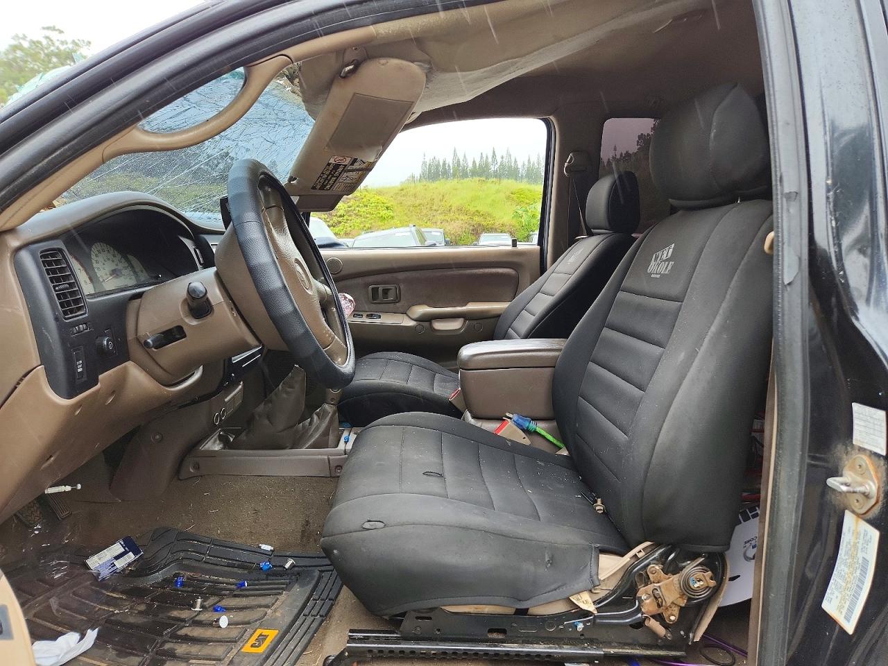 2003 Toyota Tacoma Xtracab Черный vin: 5TEWN72N43Z304532