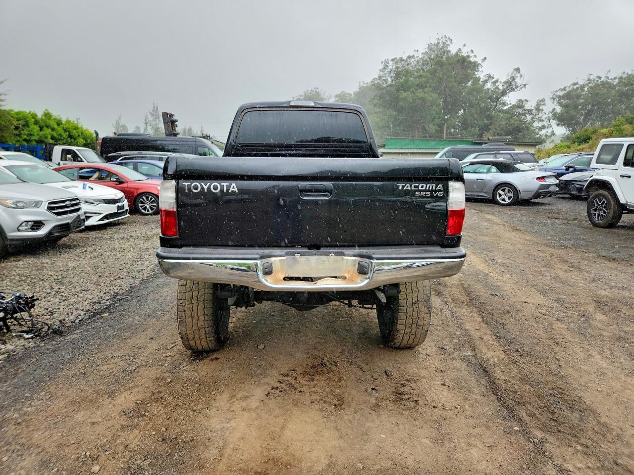 2003 Toyota Tacoma Xtracab Черный vin: 5TEWN72N43Z304532