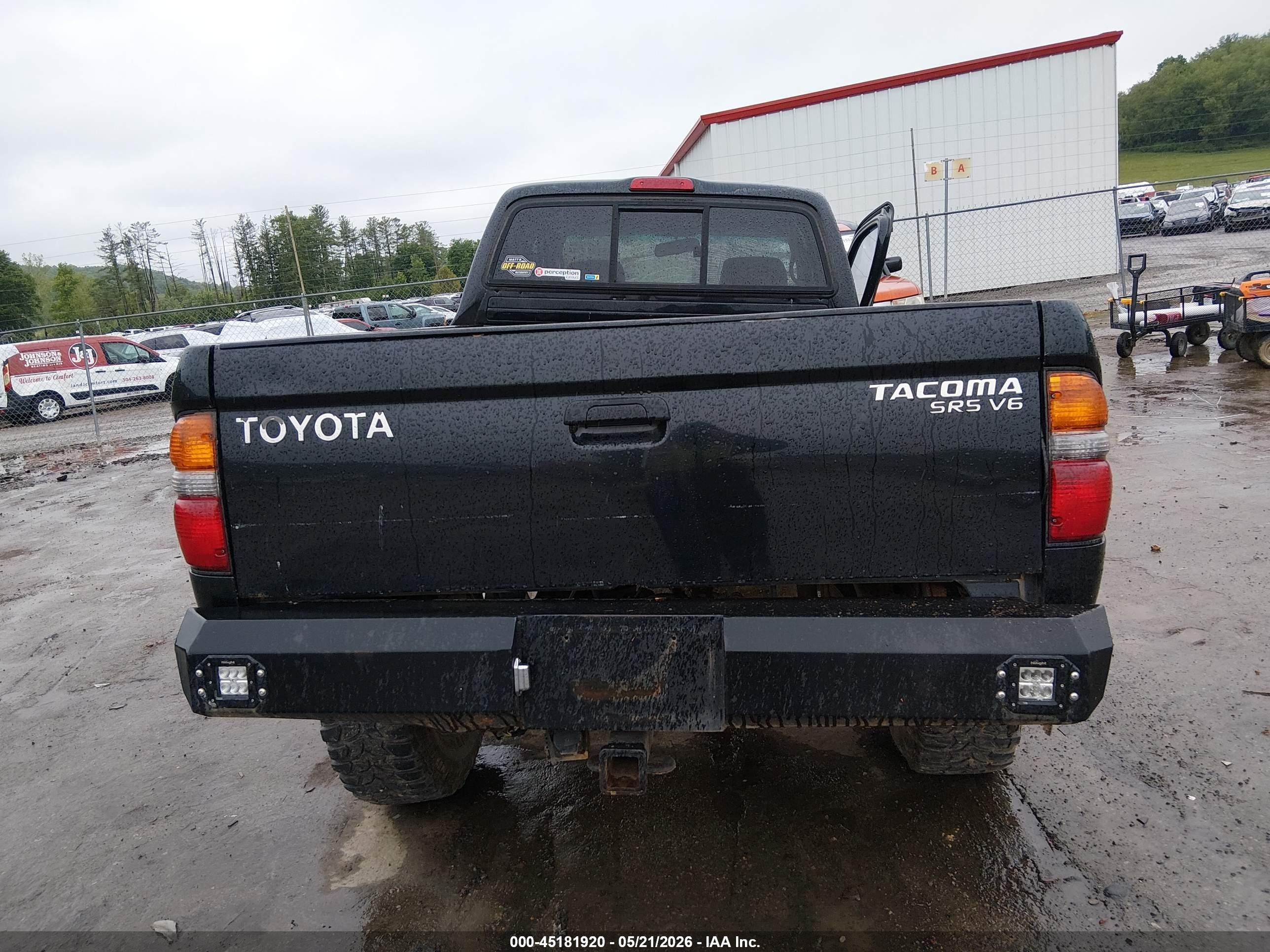 2003 Toyota Tacoma Base V6 Black vin: 5TEWN72N53Z159694