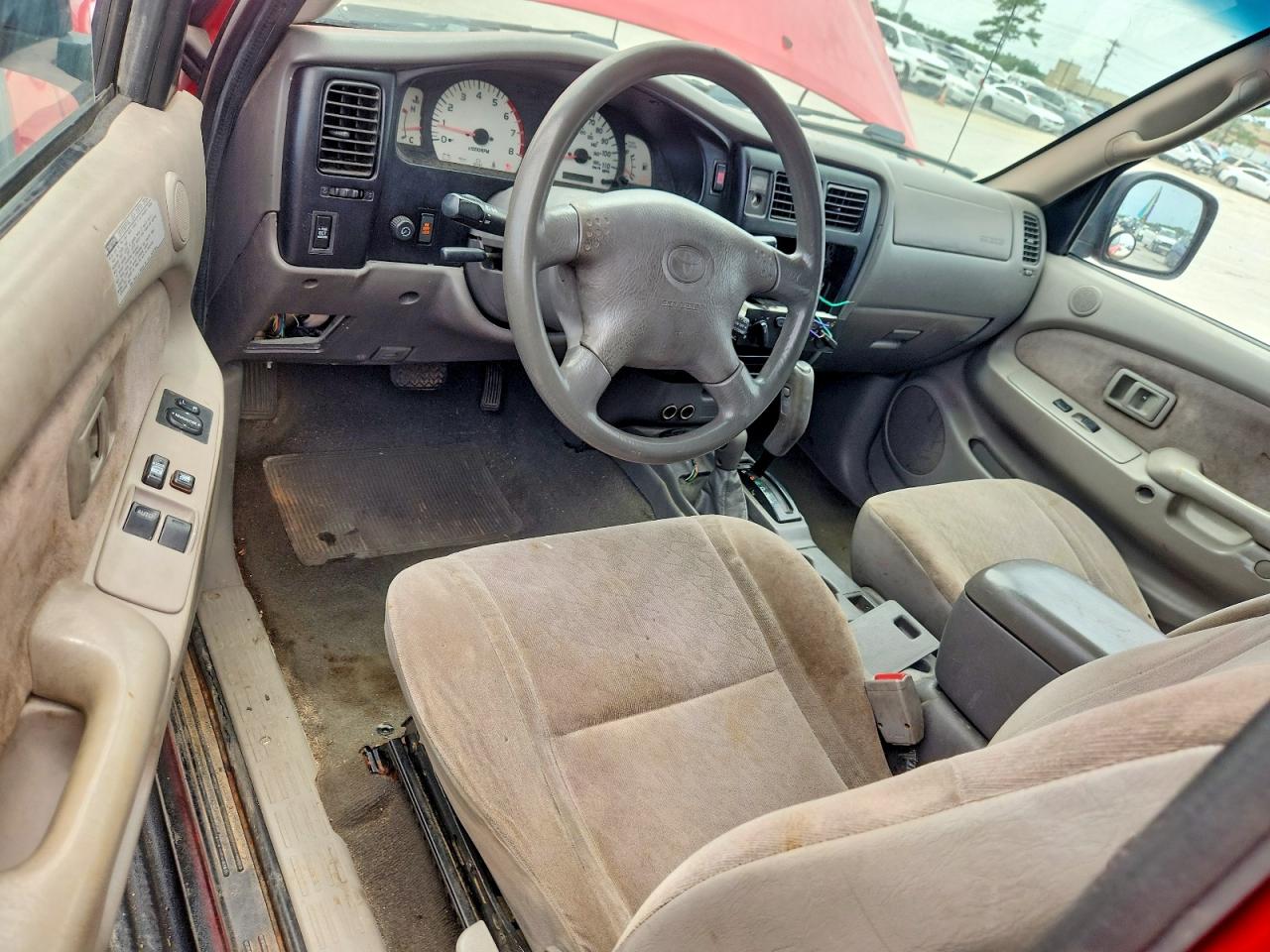 2003 Toyota Tacoma Xtracab Red vin: 5TEWN72N63Z154844
