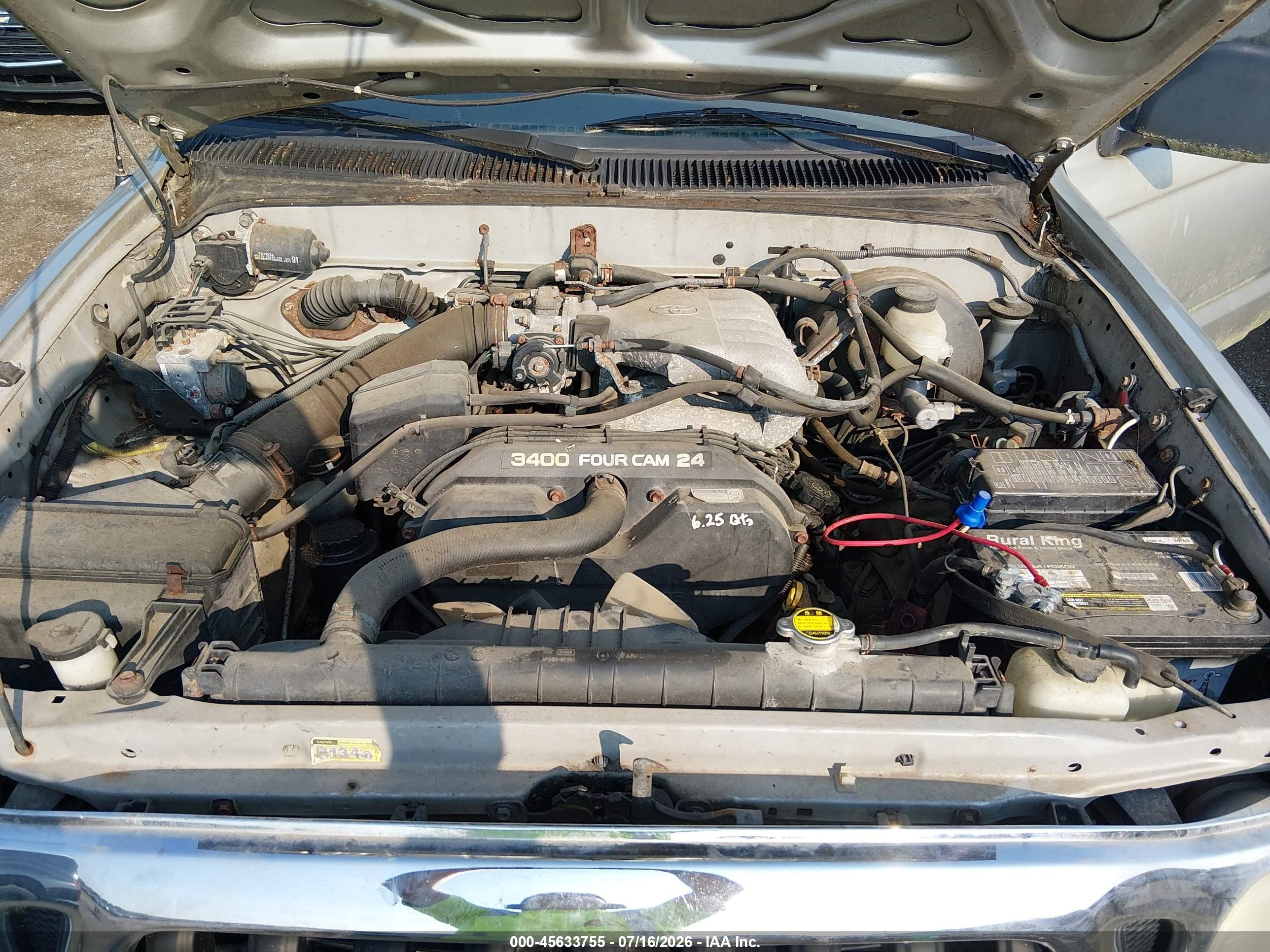 2003 Toyota Tacoma Base V6 Silver vin: 5TEWN72N63Z195541