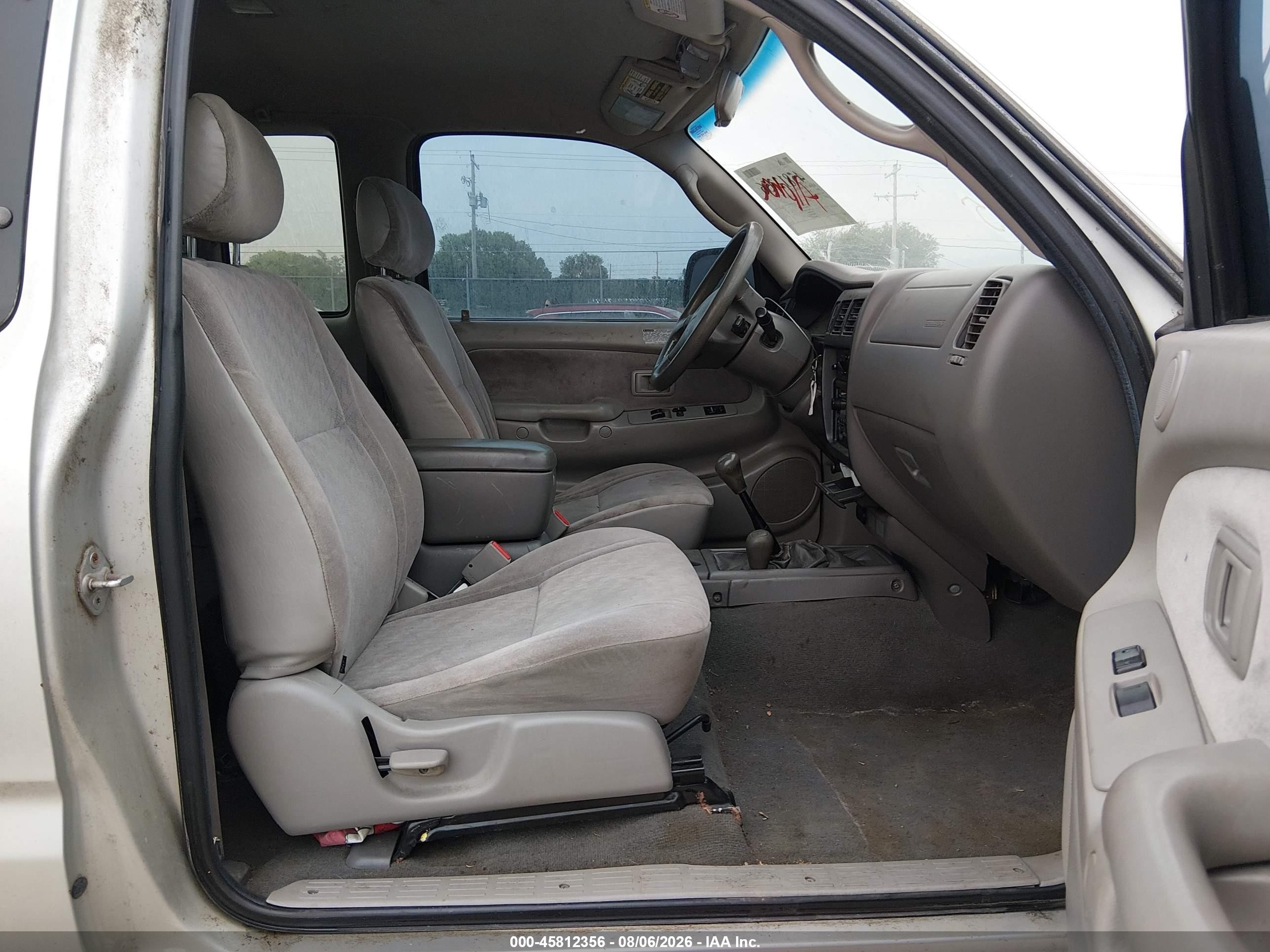 2003 Toyota Tacoma Base V6 Gray vin: 5TEWN72N63Z195541