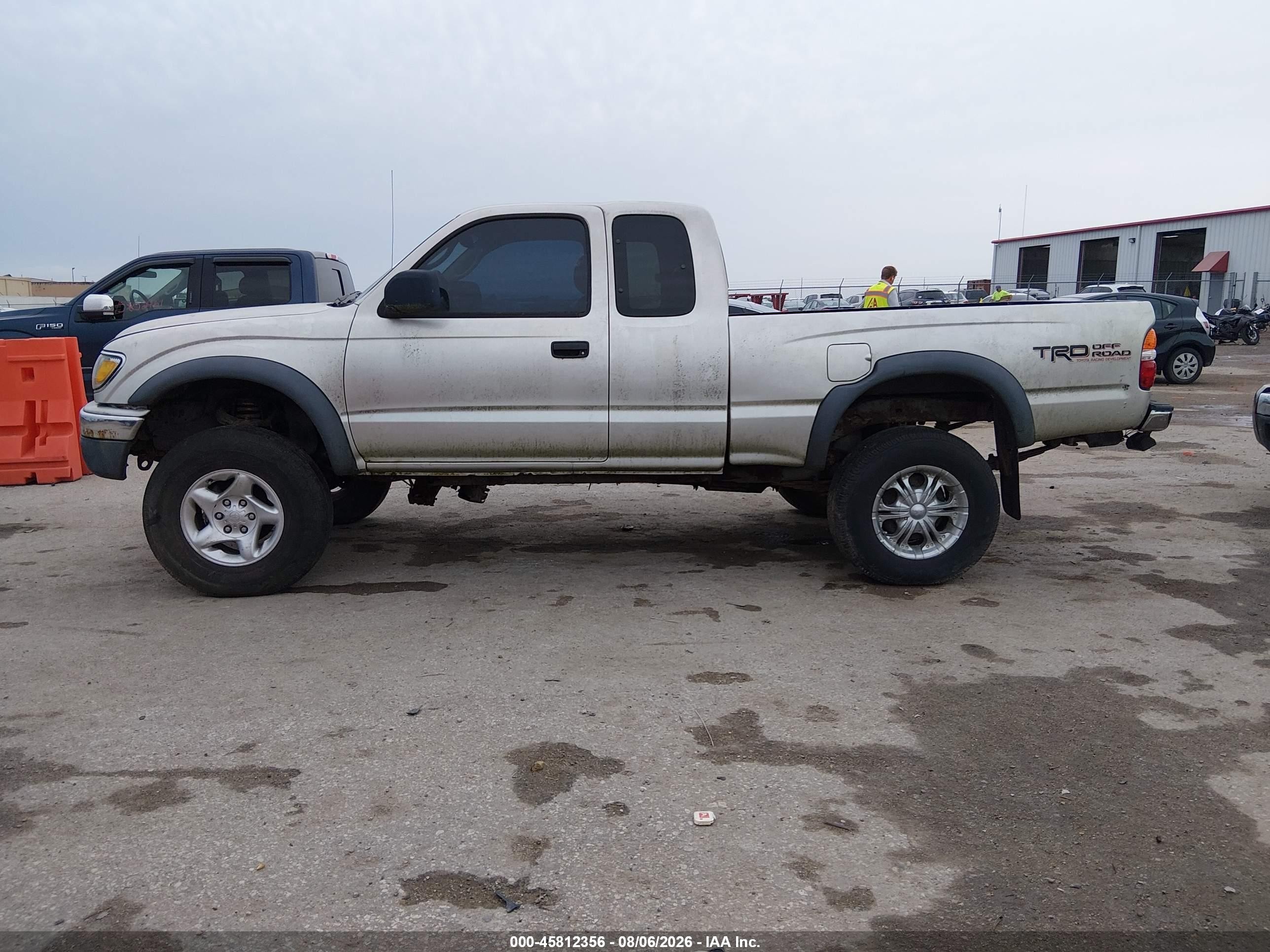 2003 Toyota Tacoma Base V6 Gray vin: 5TEWN72N63Z195541