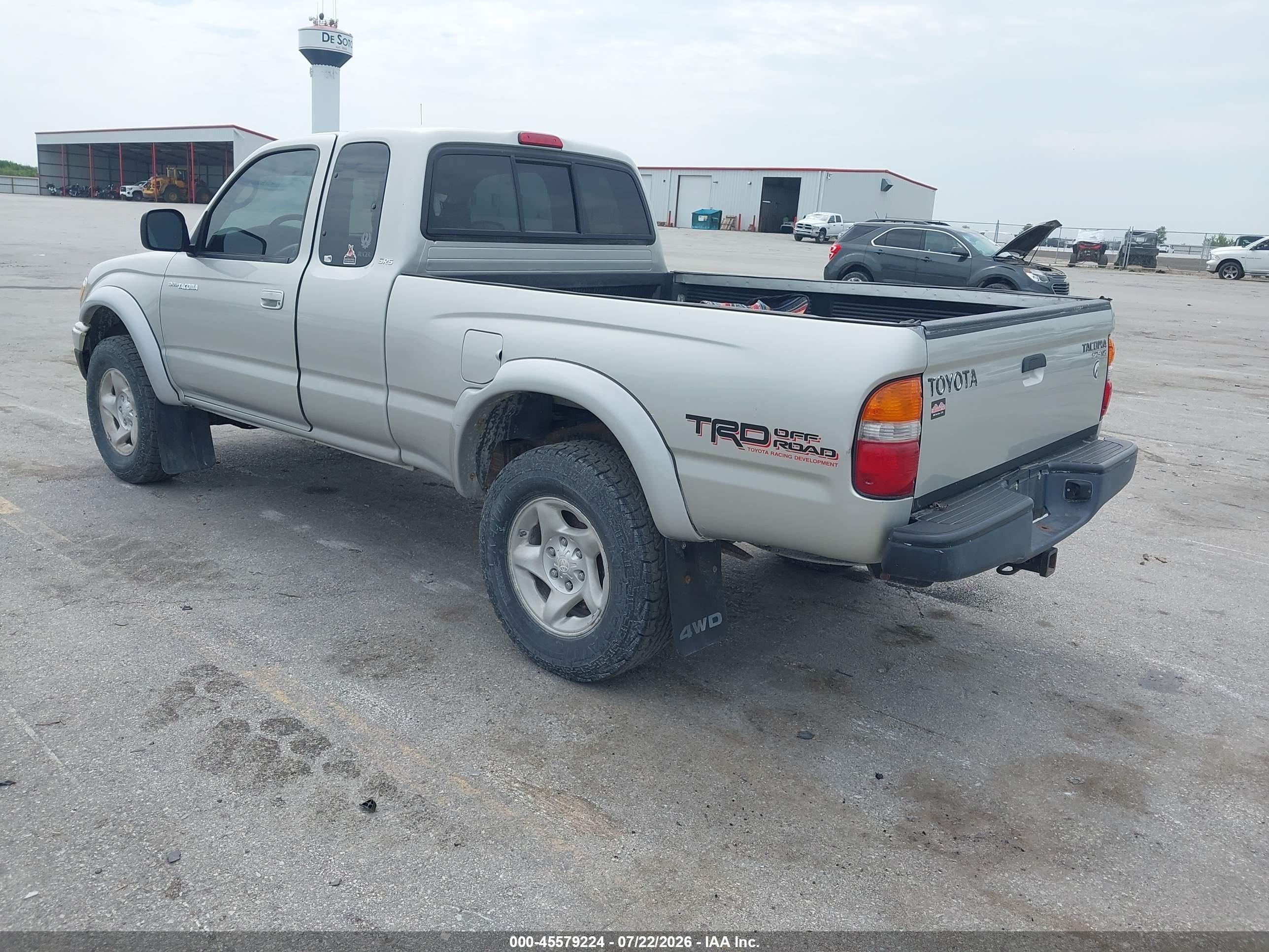 2003 Toyota Tacoma Base V6 Silver vin: 5TEWN72N63Z214671