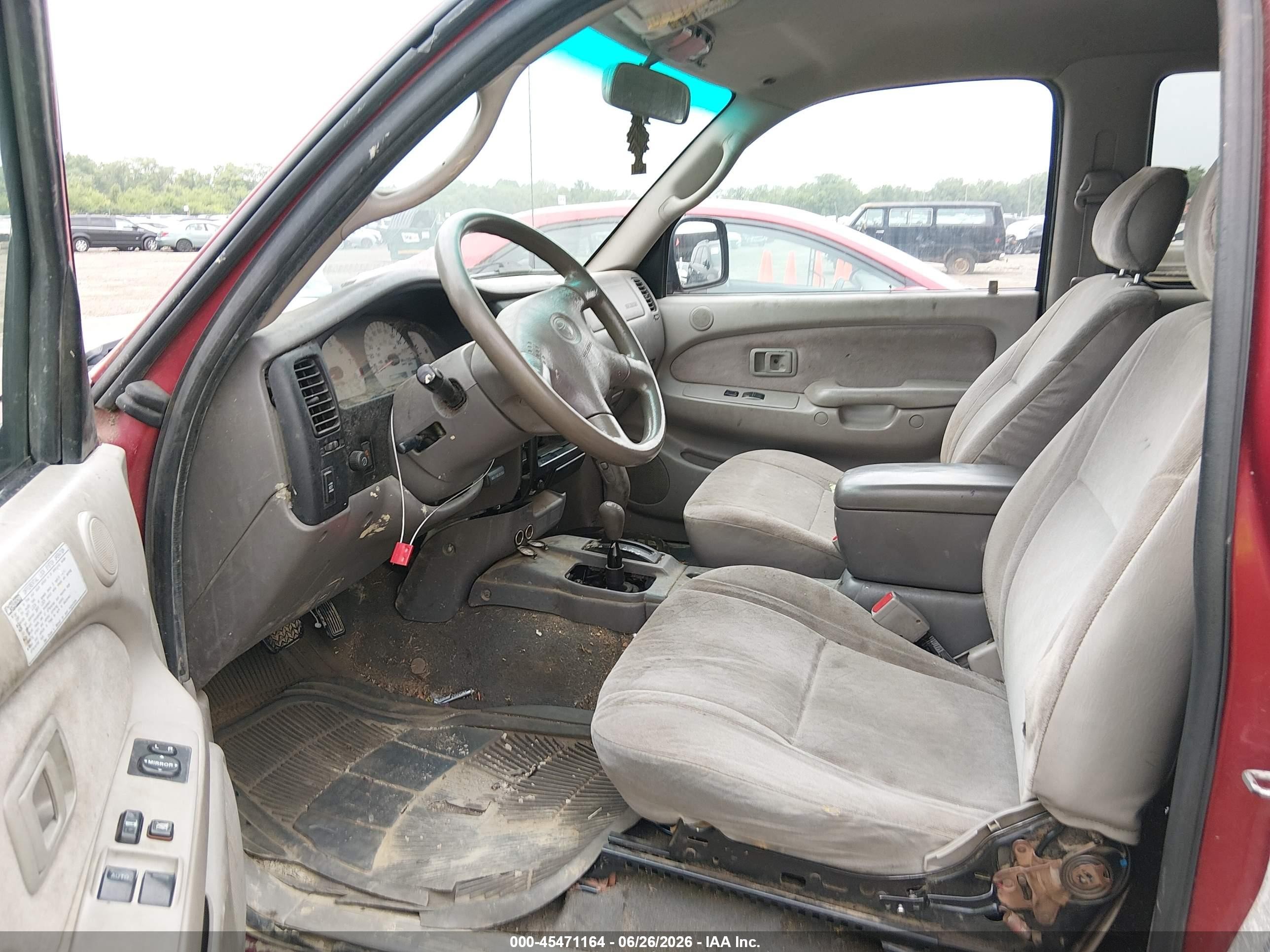 2003 Toyota Tacoma Base V6 Red vin: 5TEWN72N63Z225346
