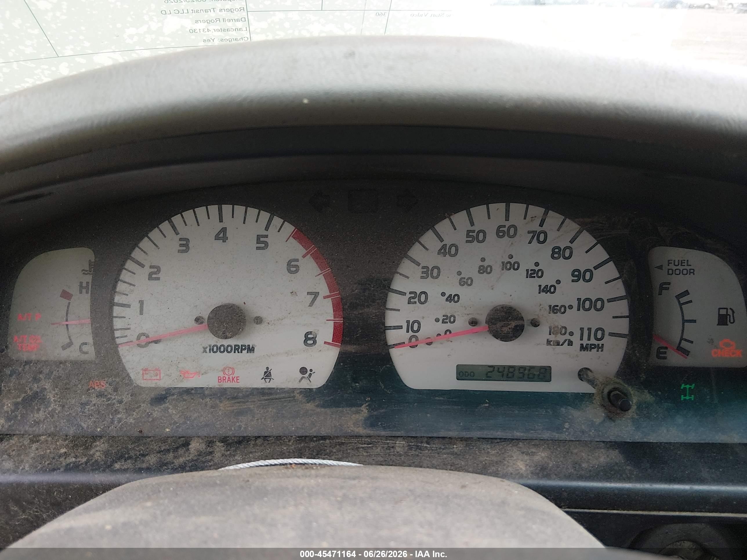 2003 Toyota Tacoma Base V6 Red vin: 5TEWN72N63Z225346