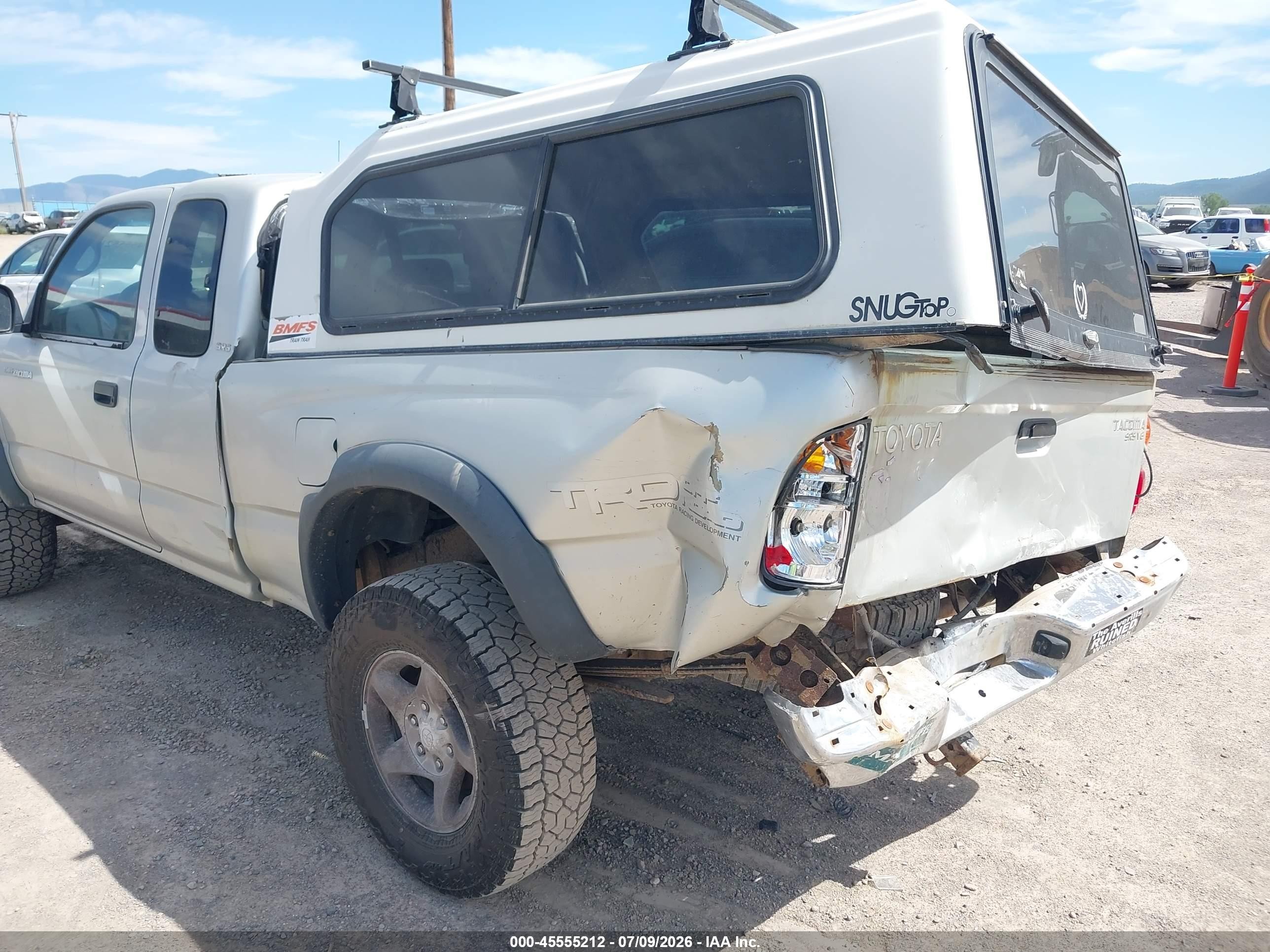 2002 Toyota Tacoma Base V6 Silver vin: 5TEWN72N72Z012839