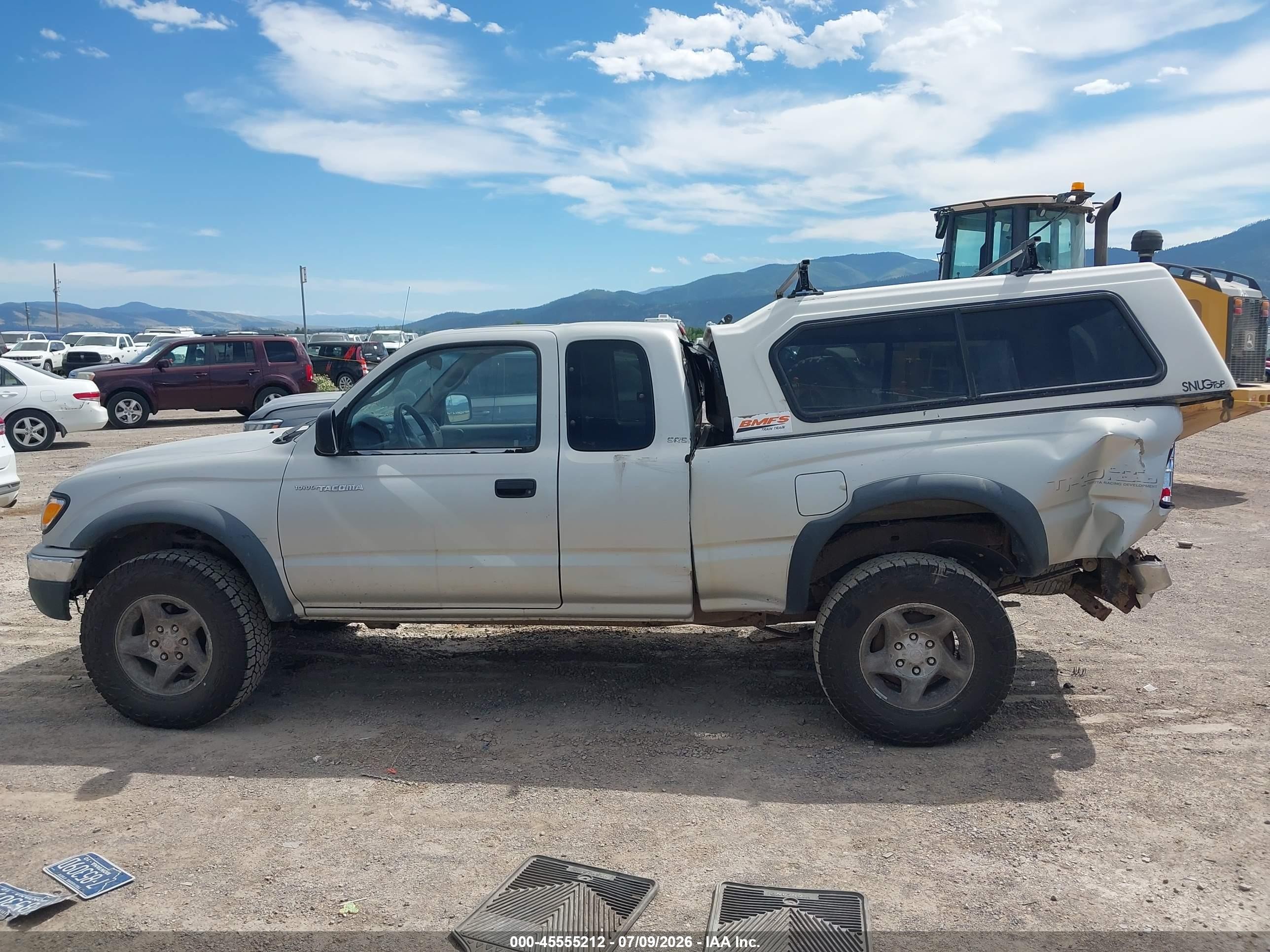 2002 Toyota Tacoma Base V6 Silver vin: 5TEWN72N72Z012839