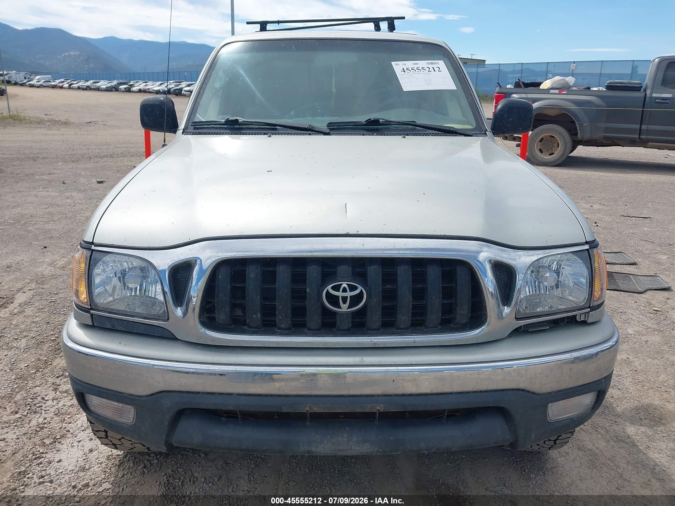 2002 Toyota Tacoma Base V6 Silver vin: 5TEWN72N72Z012839