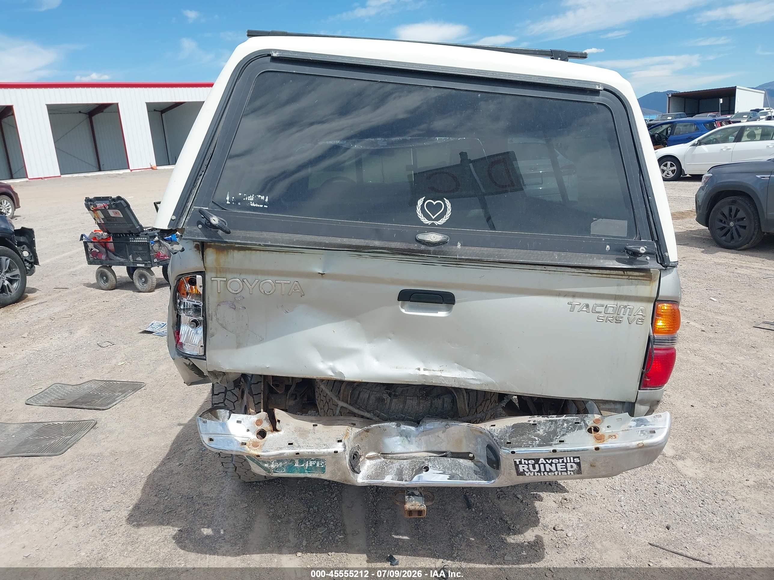 2002 Toyota Tacoma Base V6 Silver vin: 5TEWN72N72Z012839