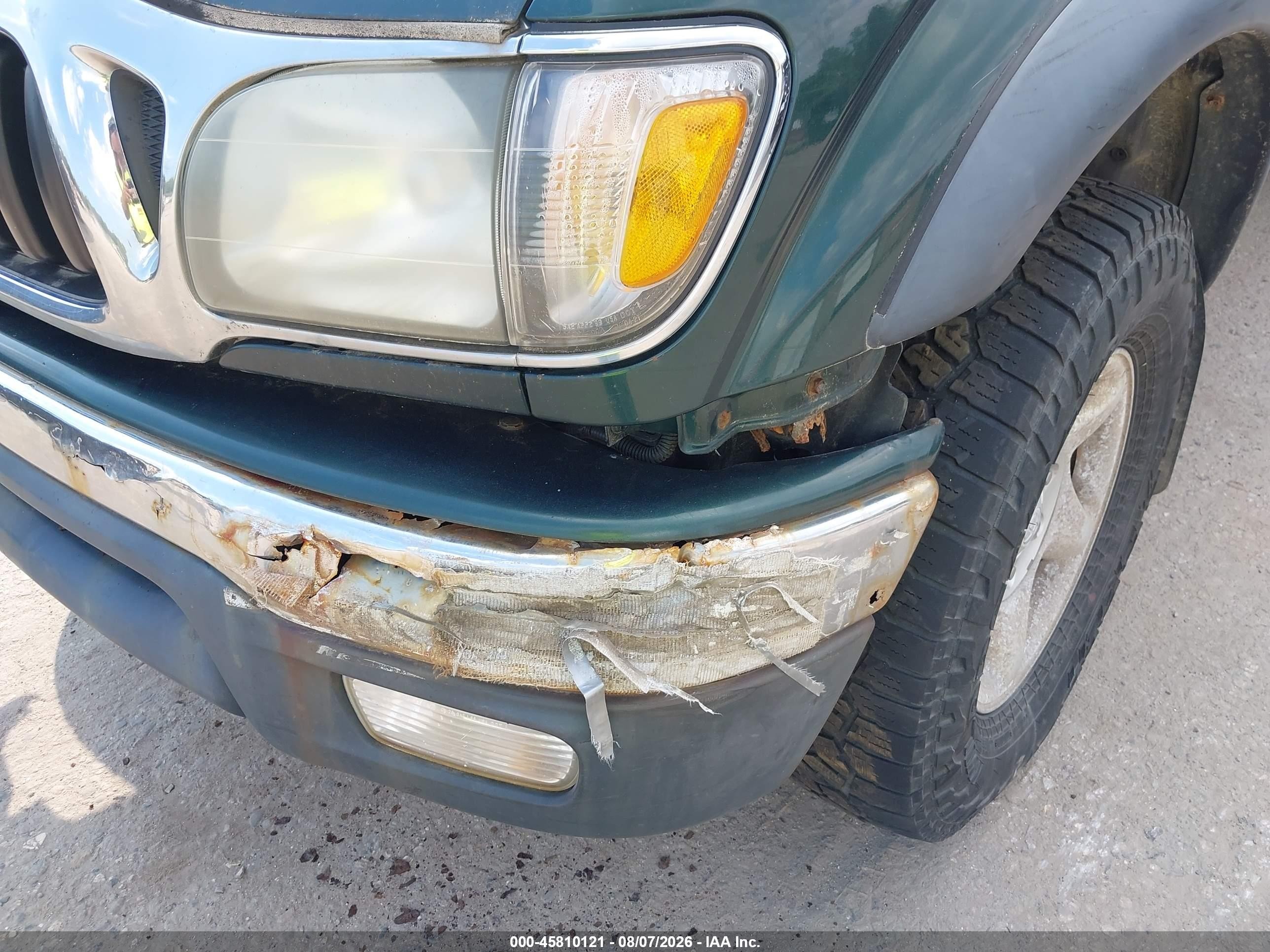 2003 Toyota Tacoma Base V6 Green vin: 5TEWN72N73Z282817