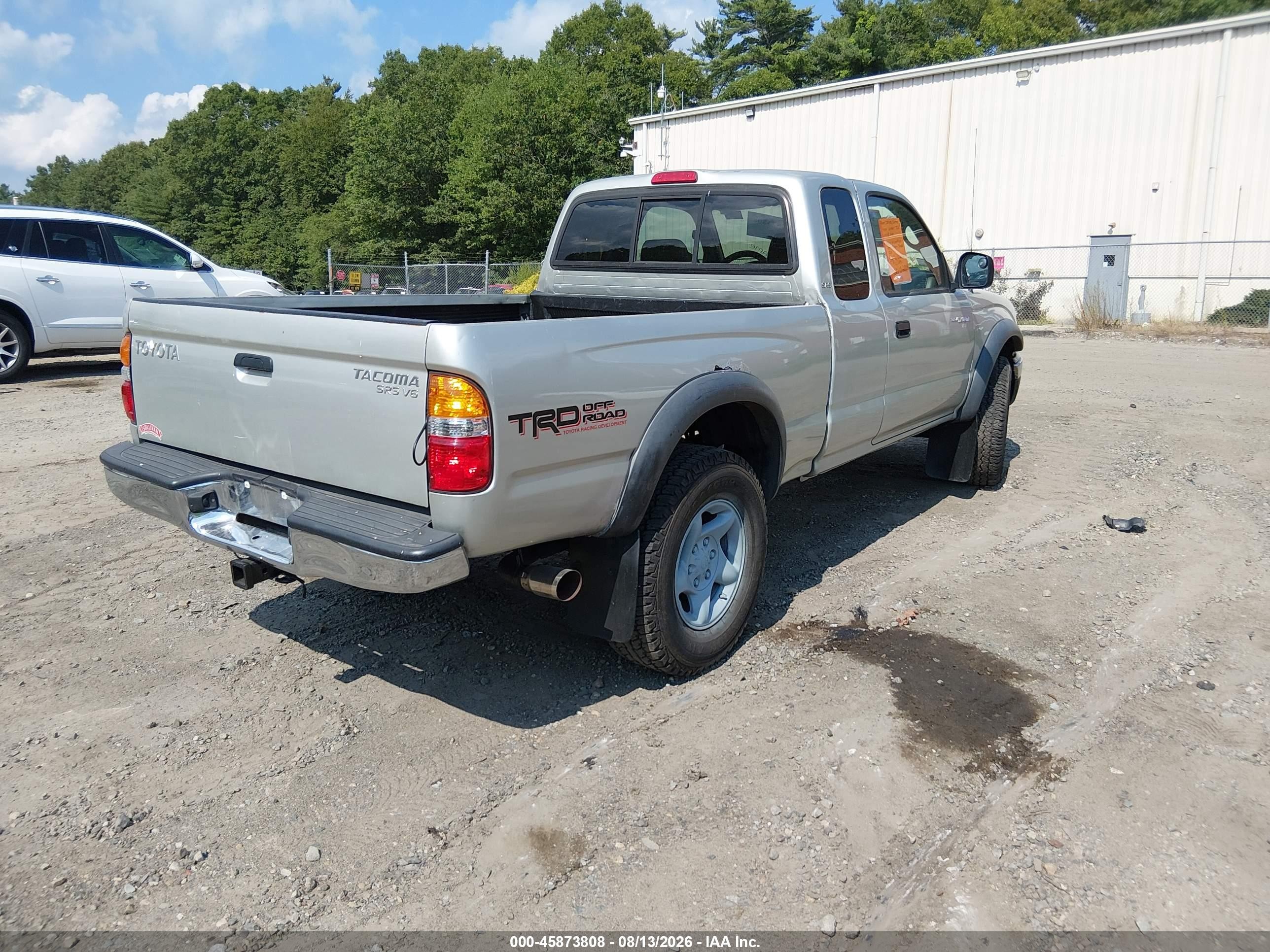 2004 Toyota Tacoma Base V6 Silver vin: 5TEWN72N74Z414427