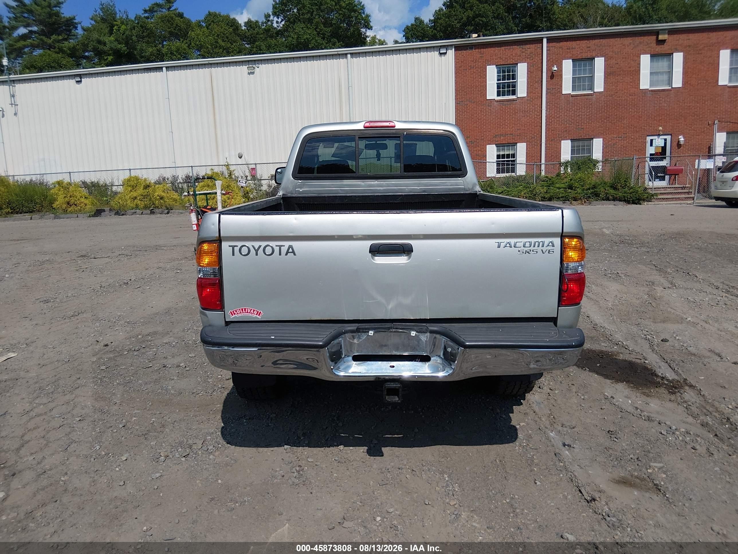 2004 Toyota Tacoma Base V6 Silver vin: 5TEWN72N74Z414427