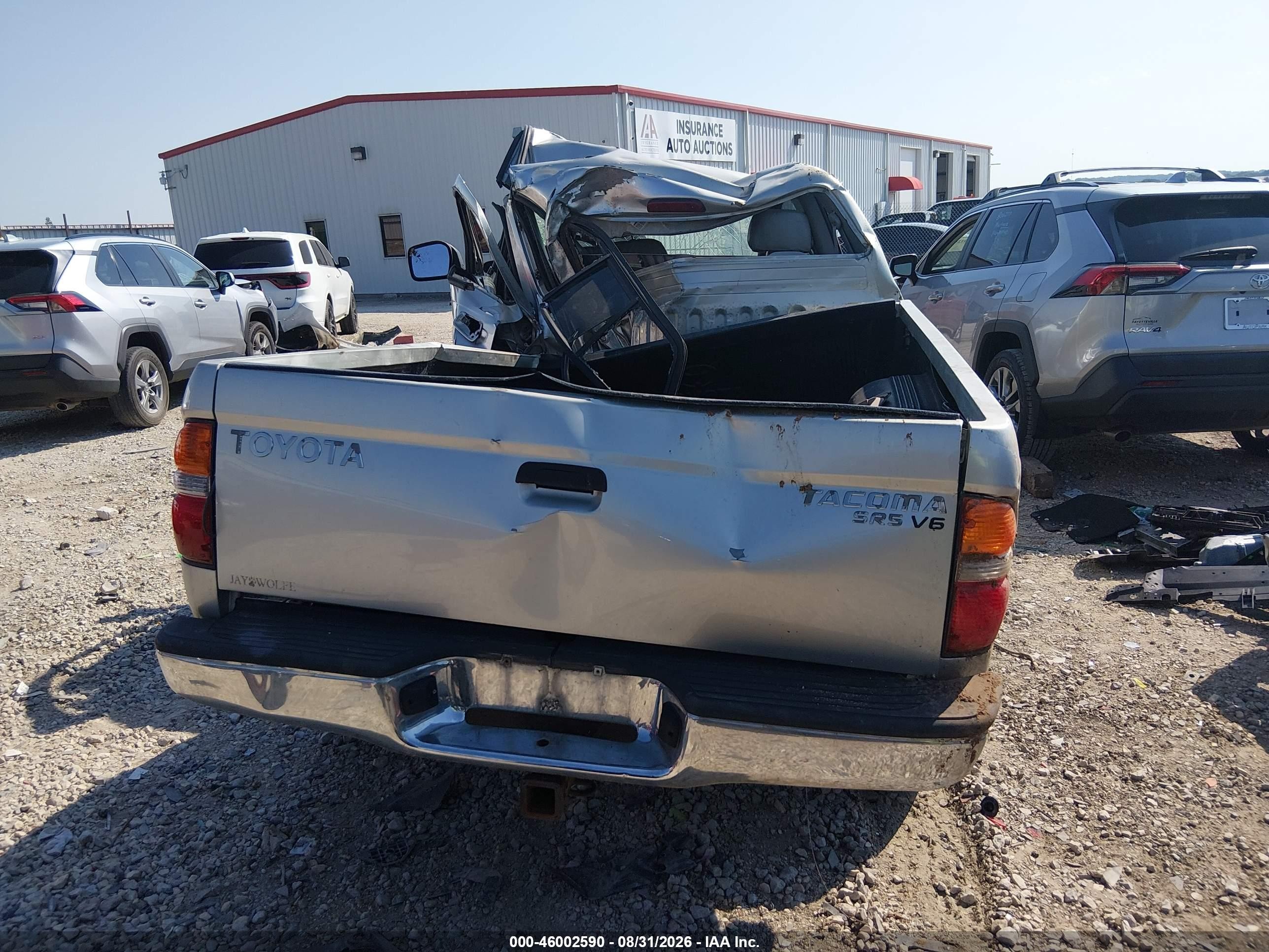 2004 Toyota Tacoma Base V6 Silver vin: 5TEWN72N74Z446343