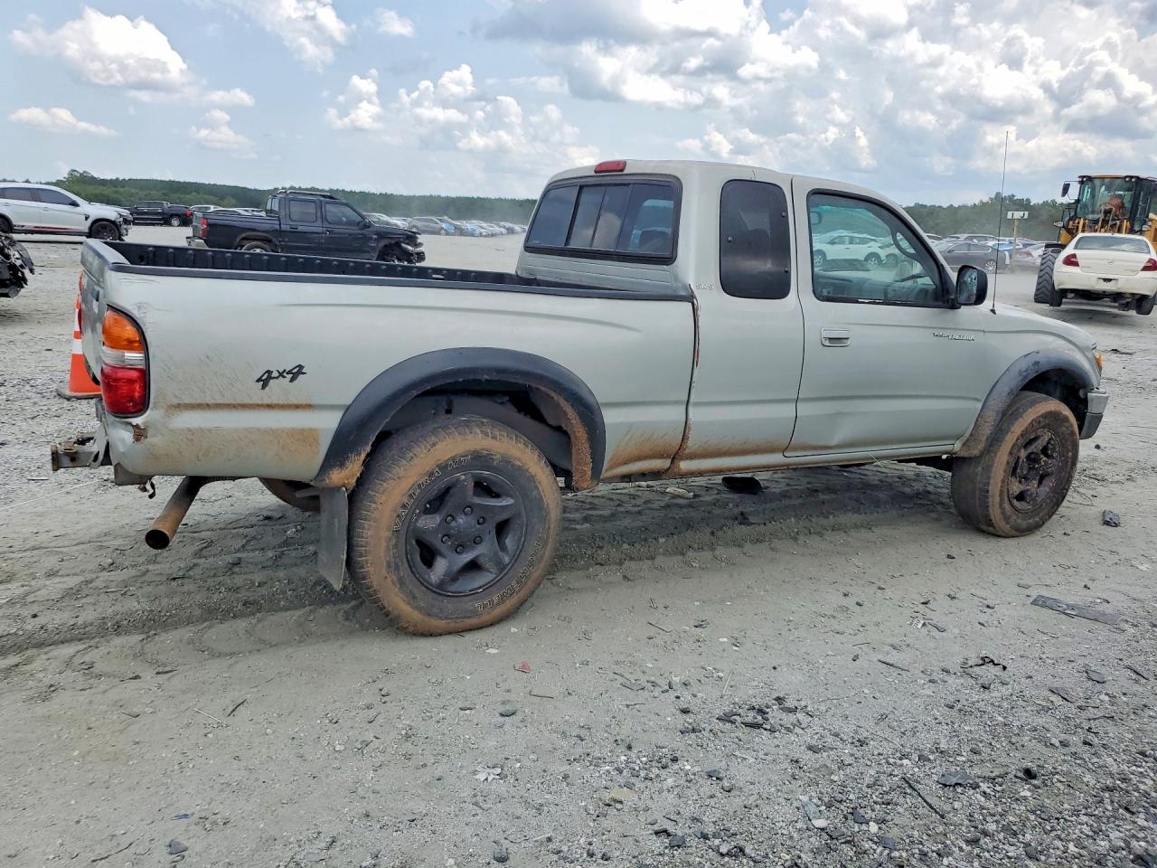 2002 Toyota Tacoma V6 Silver vin: 5TEWN72N82Z004989