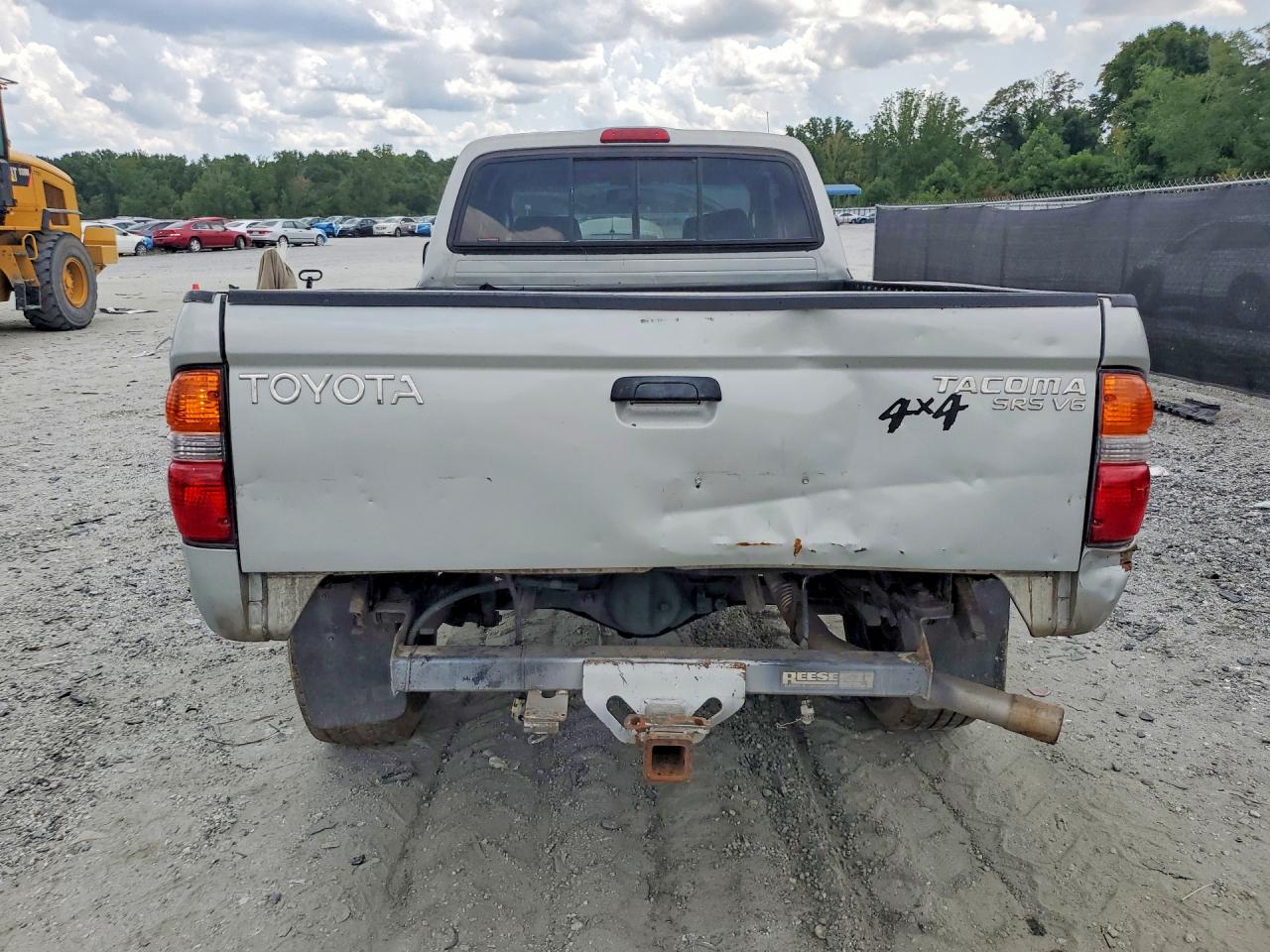 2002 Toyota Tacoma V6 Silver vin: 5TEWN72N82Z004989