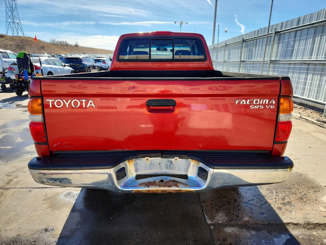 2002 Toyota Tacoma Xtracab Red vin: 5TEWN72N82Z045753