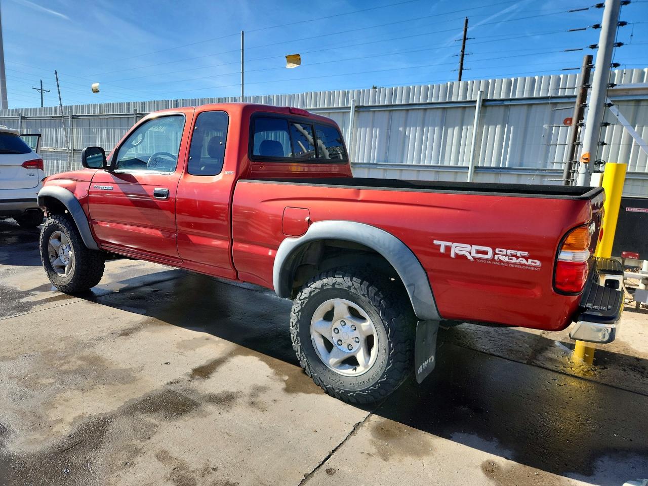2002 Toyota Tacoma Xtracab Red vin: 5TEWN72N82Z045753