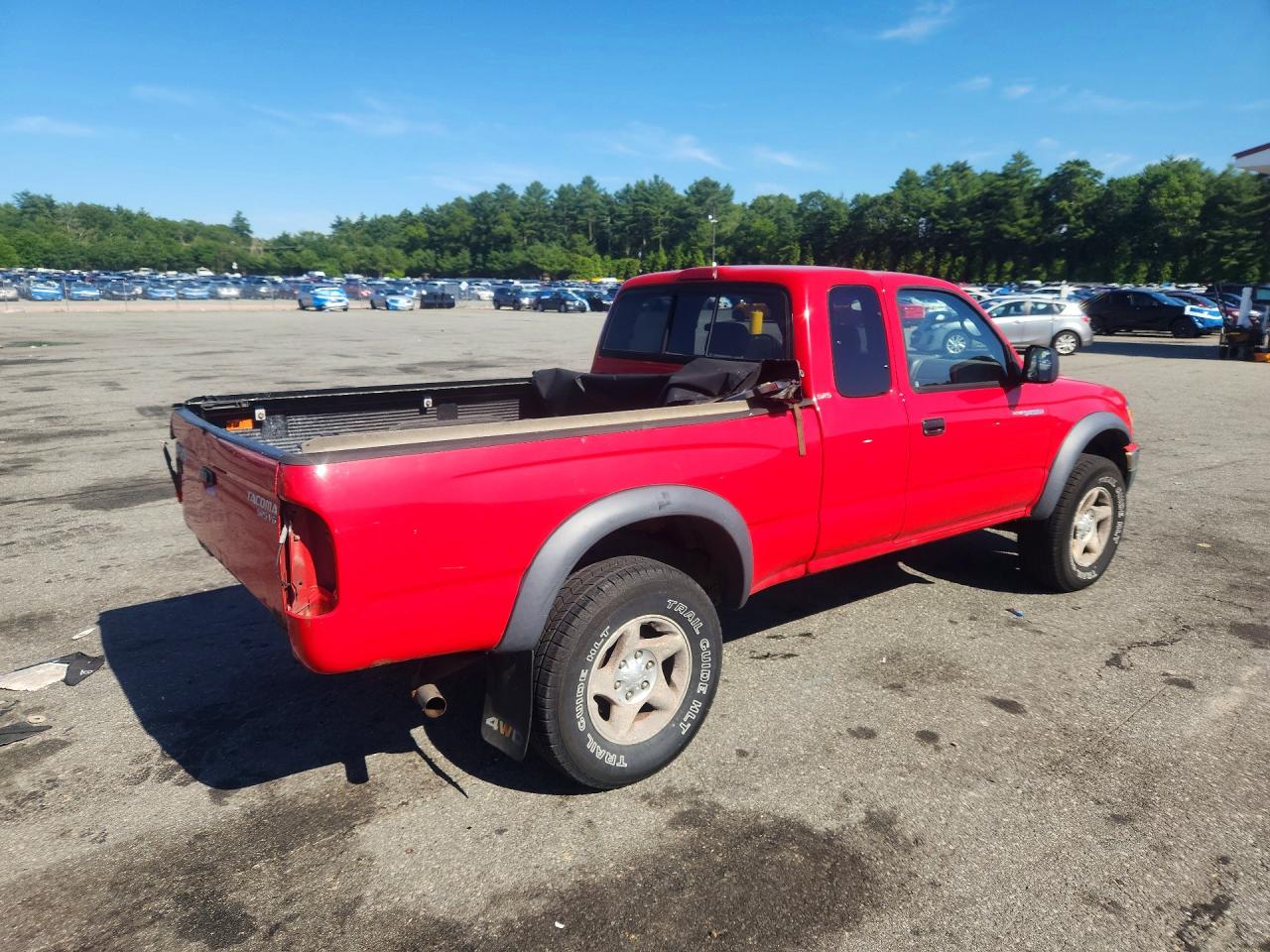 2003 Toyota Tacoma Xtracab Red vin: 5TEWN72N83Z158751