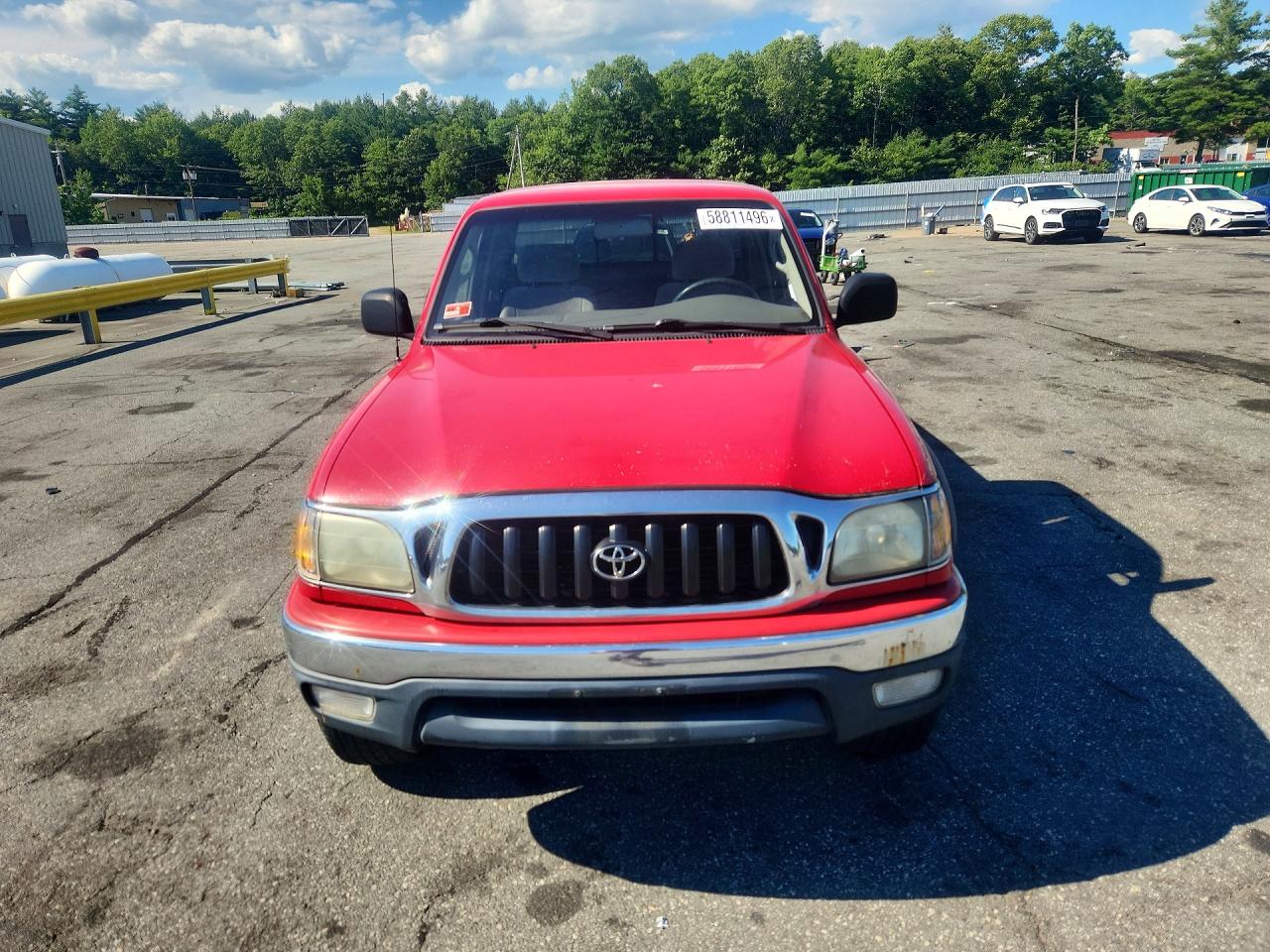 2003 Toyota Tacoma Xtracab Red vin: 5TEWN72N83Z158751