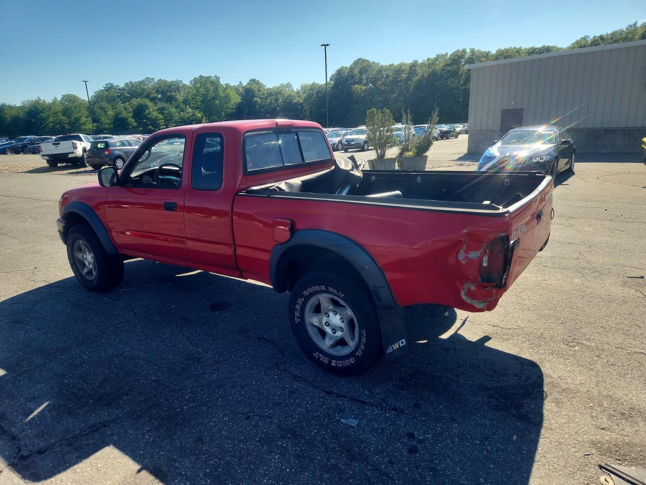 2003 Toyota Tacoma Xtracab Red vin: 5TEWN72N83Z158751