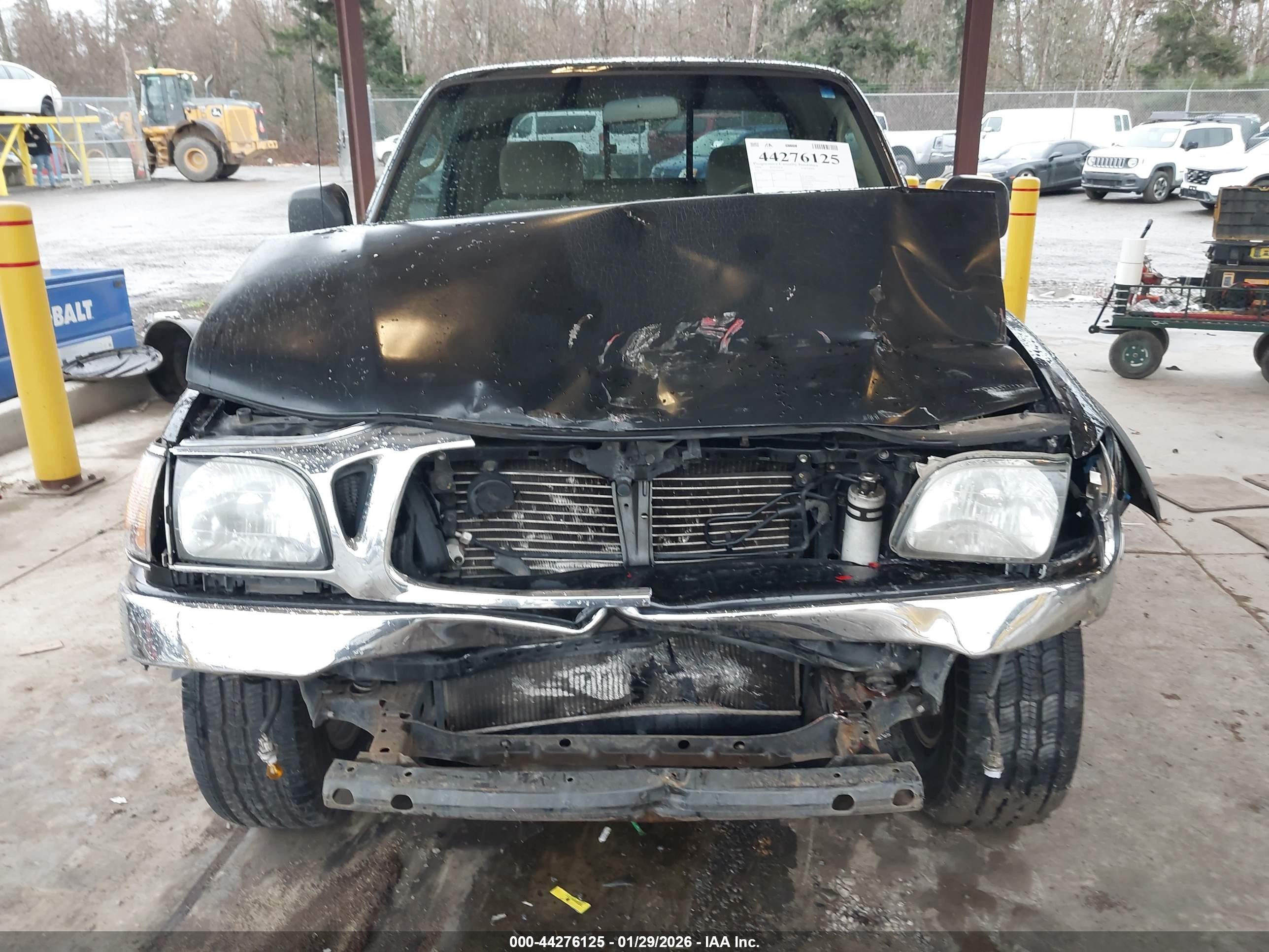 2004 Toyota Tacoma Base V6 Black vin: 5TEWN72N84Z393264