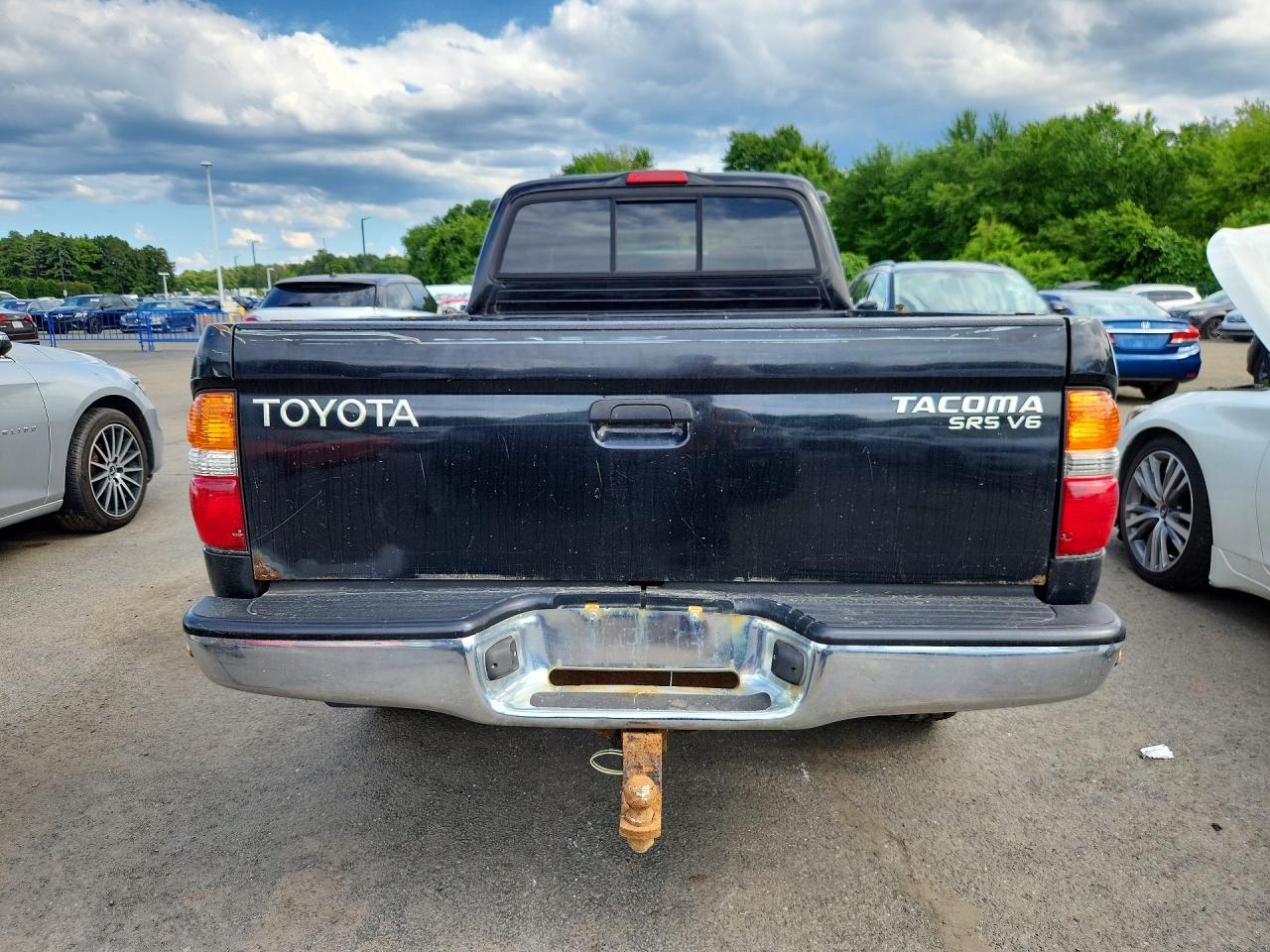 2002 Toyota Tacoma Xtracab Black vin: 5TEWN72N92Z898565