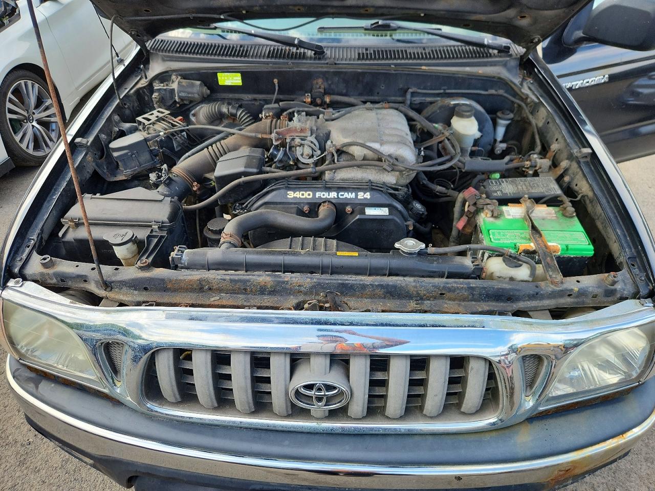 2002 Toyota Tacoma Xtracab Black vin: 5TEWN72N92Z898565