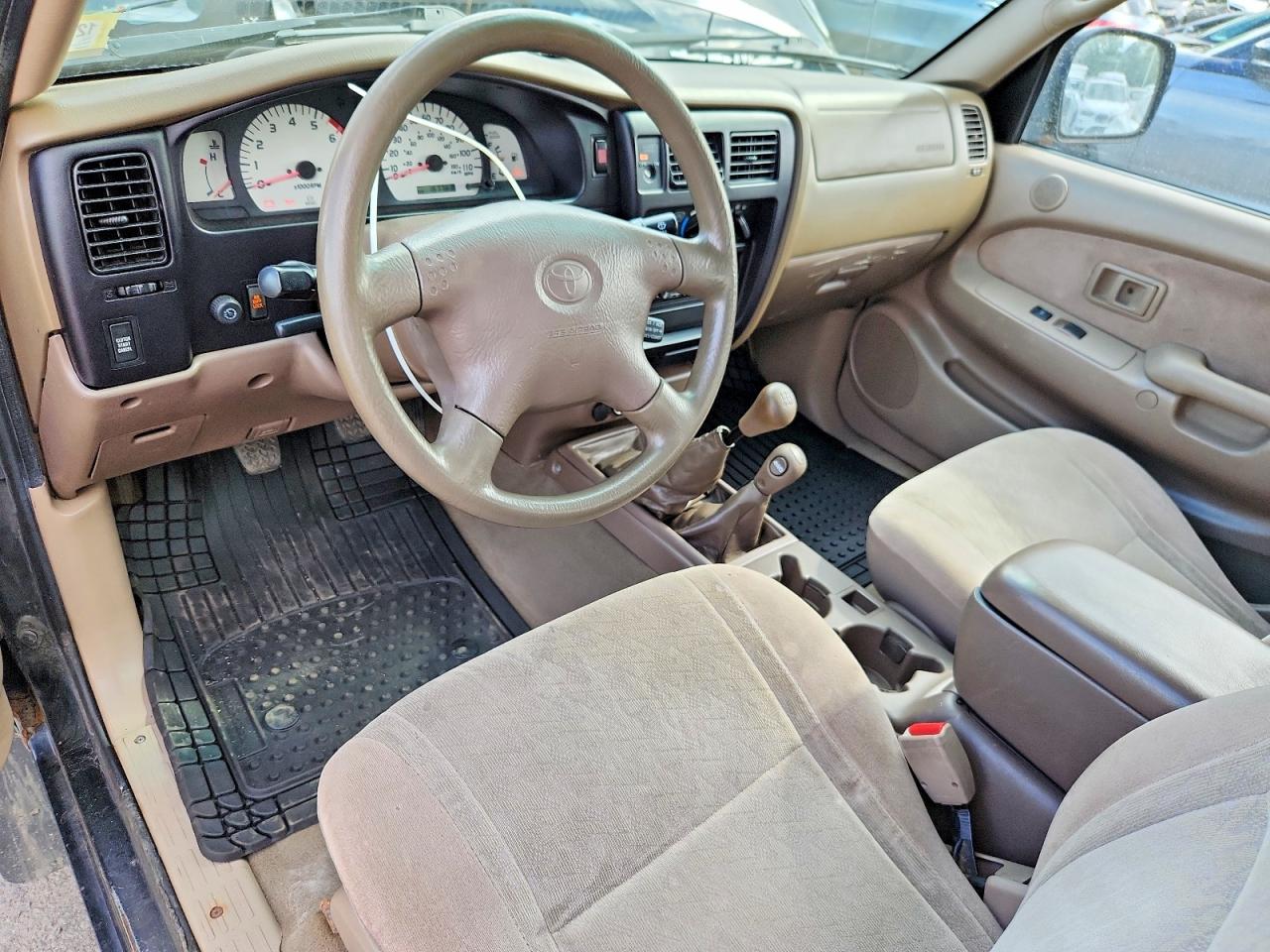 2002 Toyota Tacoma Xtracab Black vin: 5TEWN72N92Z898565