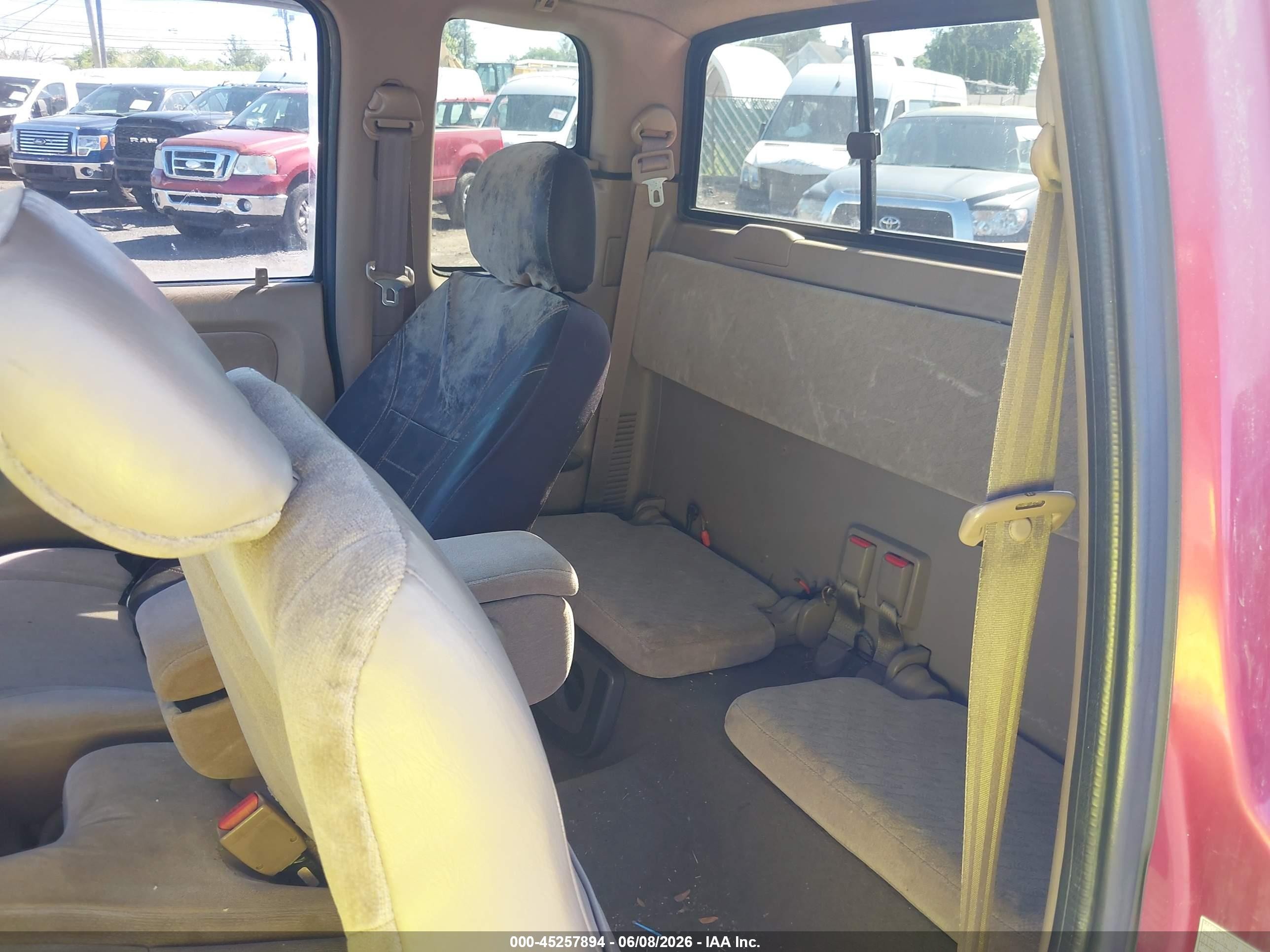 2003 Toyota Tacoma Base V6 Burgundy vin: 5TEWN72NX3Z181545