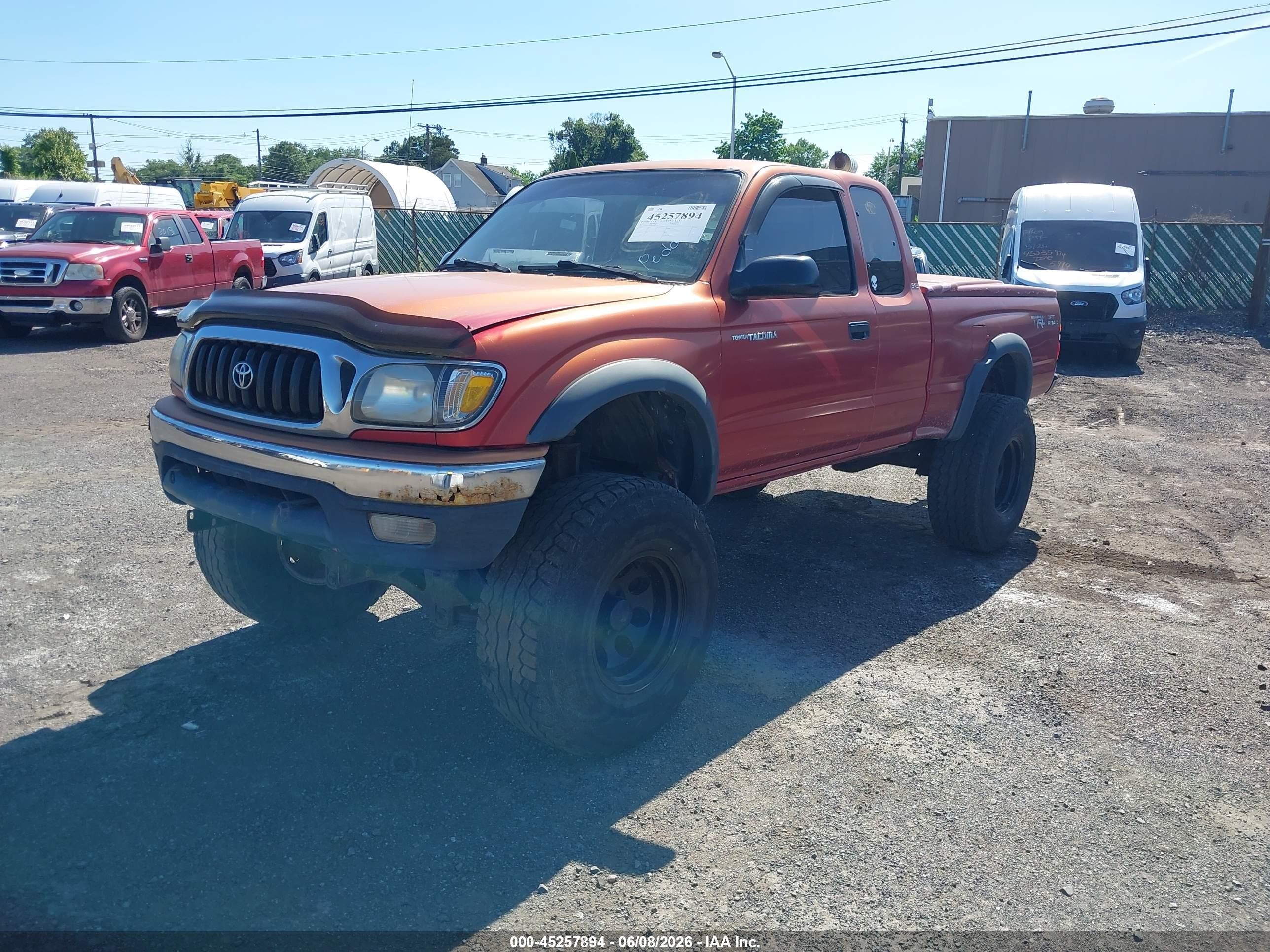 2003 Toyota Tacoma Base V6 Burgundy vin: 5TEWN72NX3Z181545