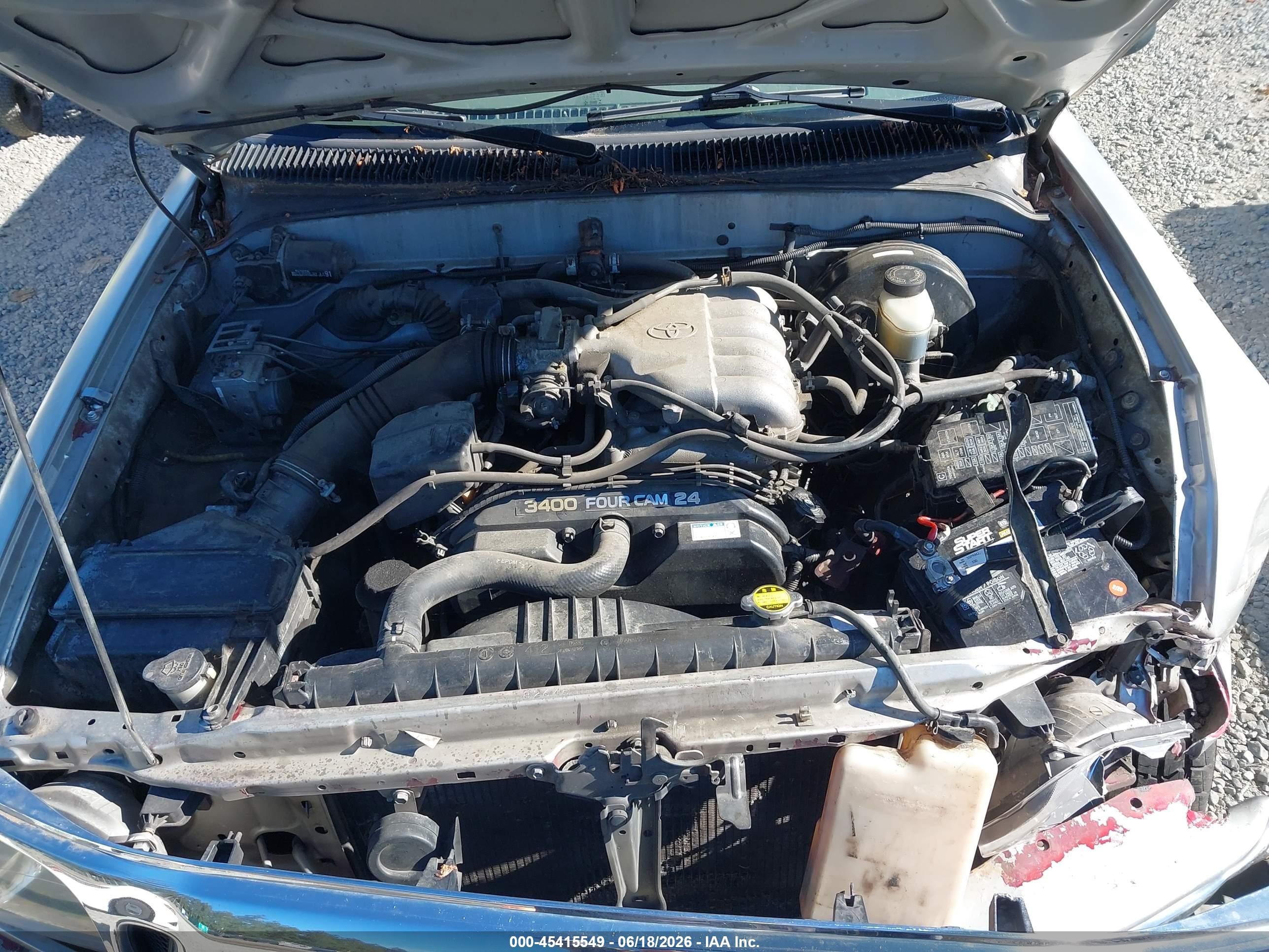2004 Toyota Tacoma Base V6 Серебряный vin: 5TEWN72NX4Z401641
