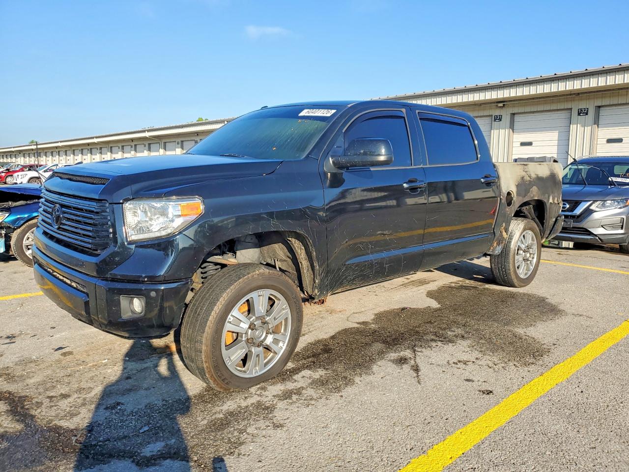 2014 Toyota Tundra Crewmax Platinum Black vin: 5TFAW5F10EX346113