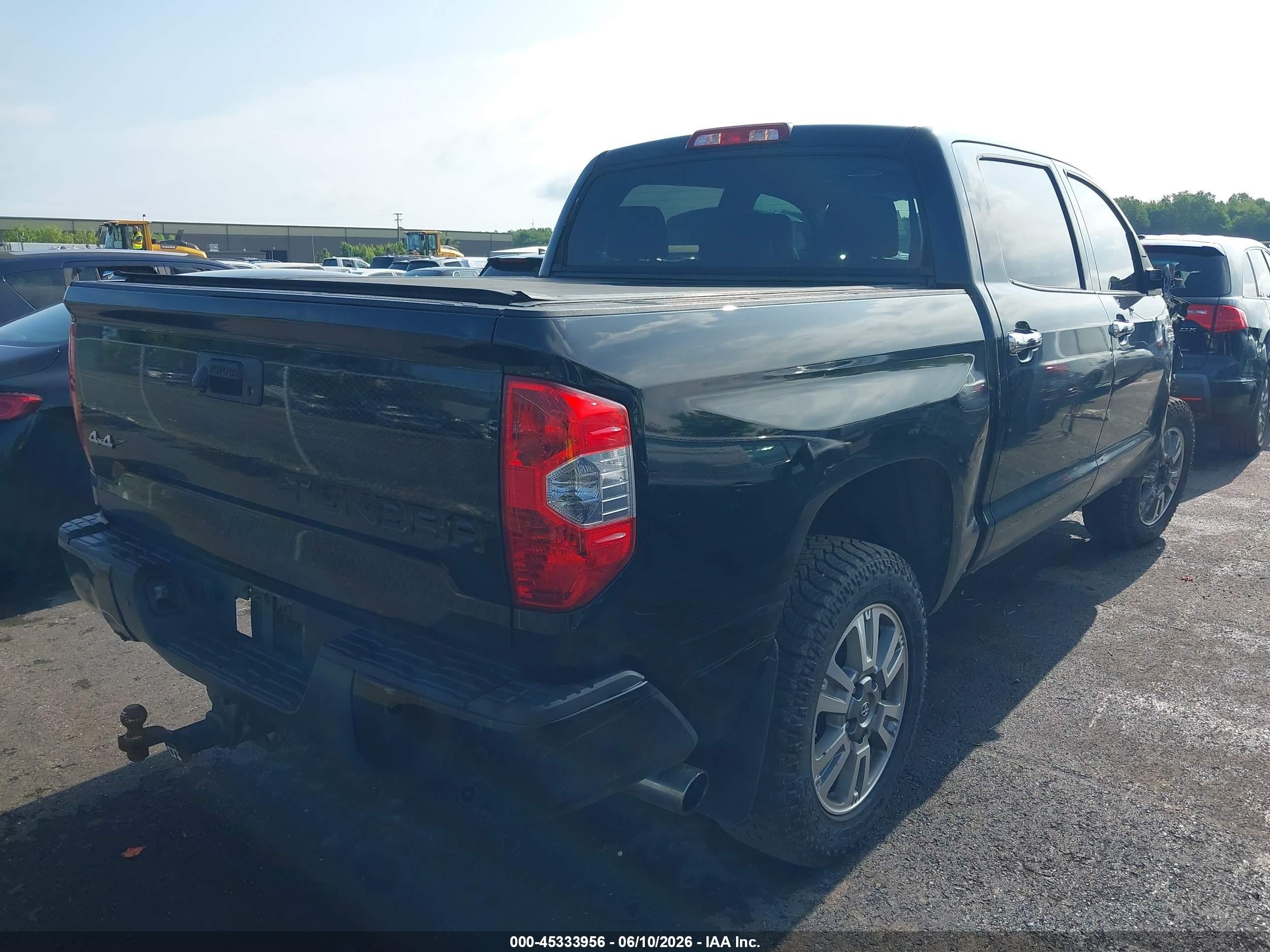2014 Toyota Tundra 1794 5.7l V8 Black vin: 5TFAW5F10EX356852