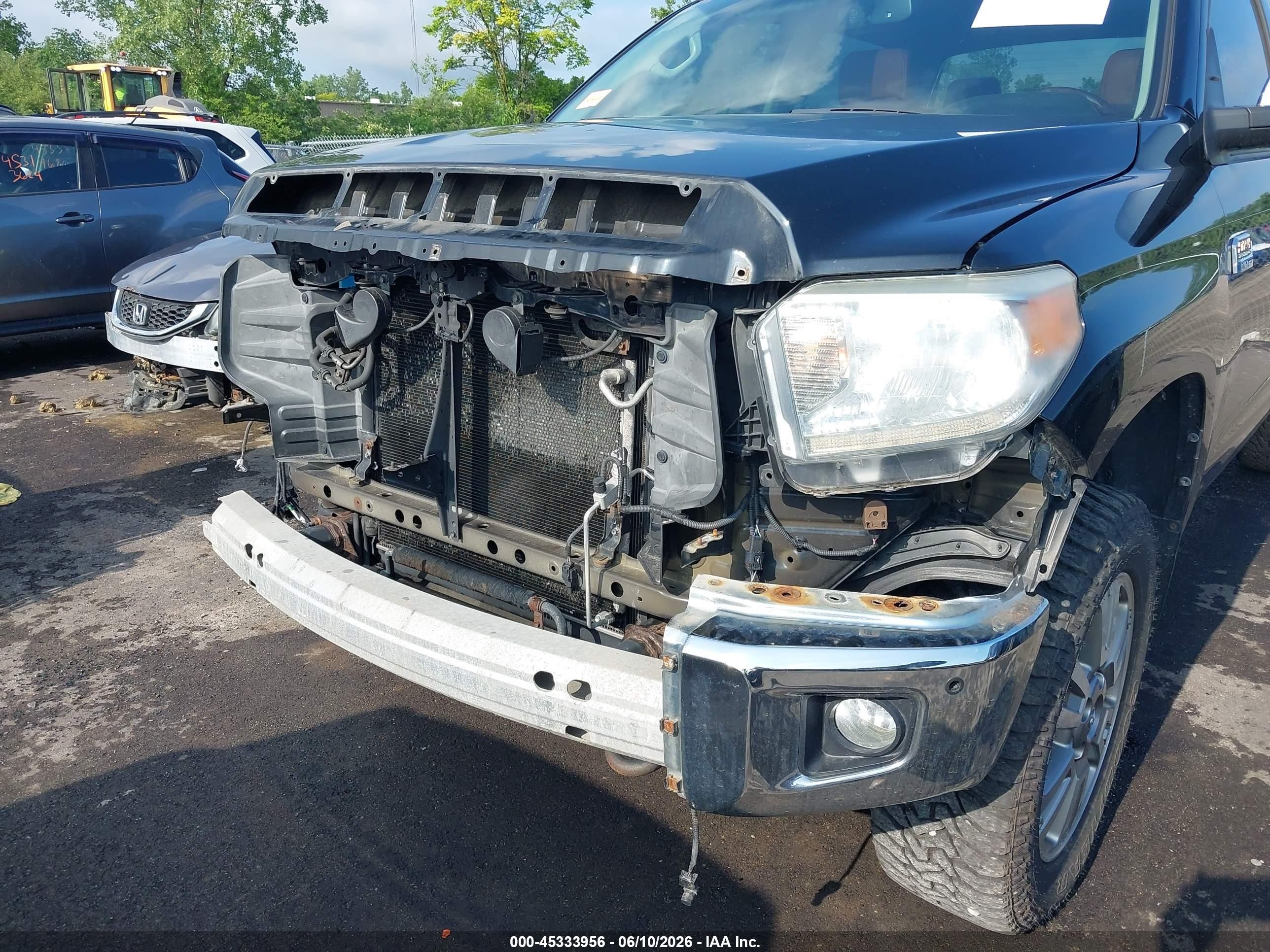2014 Toyota Tundra 1794 5.7l V8 Black vin: 5TFAW5F10EX356852