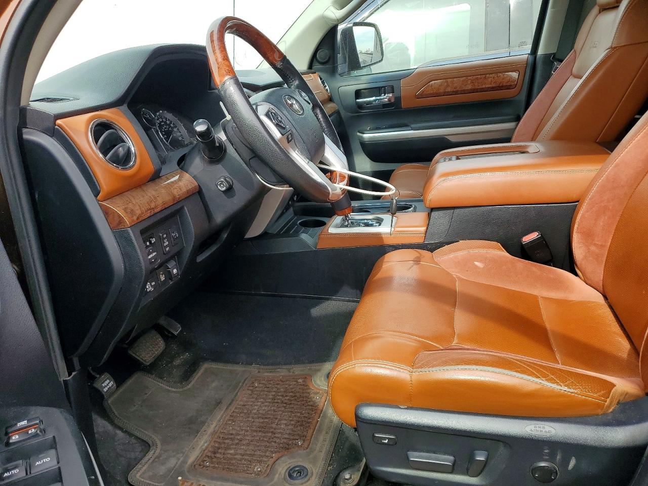 2014 Toyota Tundra Crewmax Platinum Brown vin: 5TFAW5F10EX357435