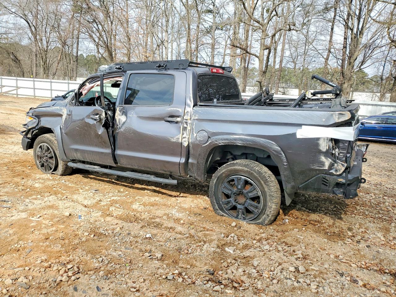 2015 Toyota Tundra Crewmax 1794 Gray vin: 5TFAW5F10FX460291