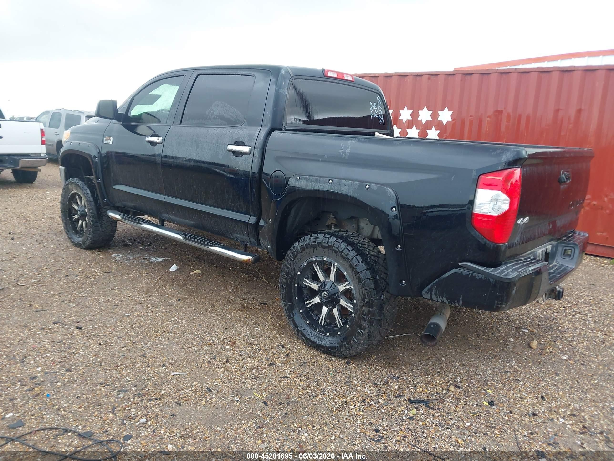 2014 Toyota Tundra 1794 5.7l V8 Black vin: 5TFAW5F12EX324730