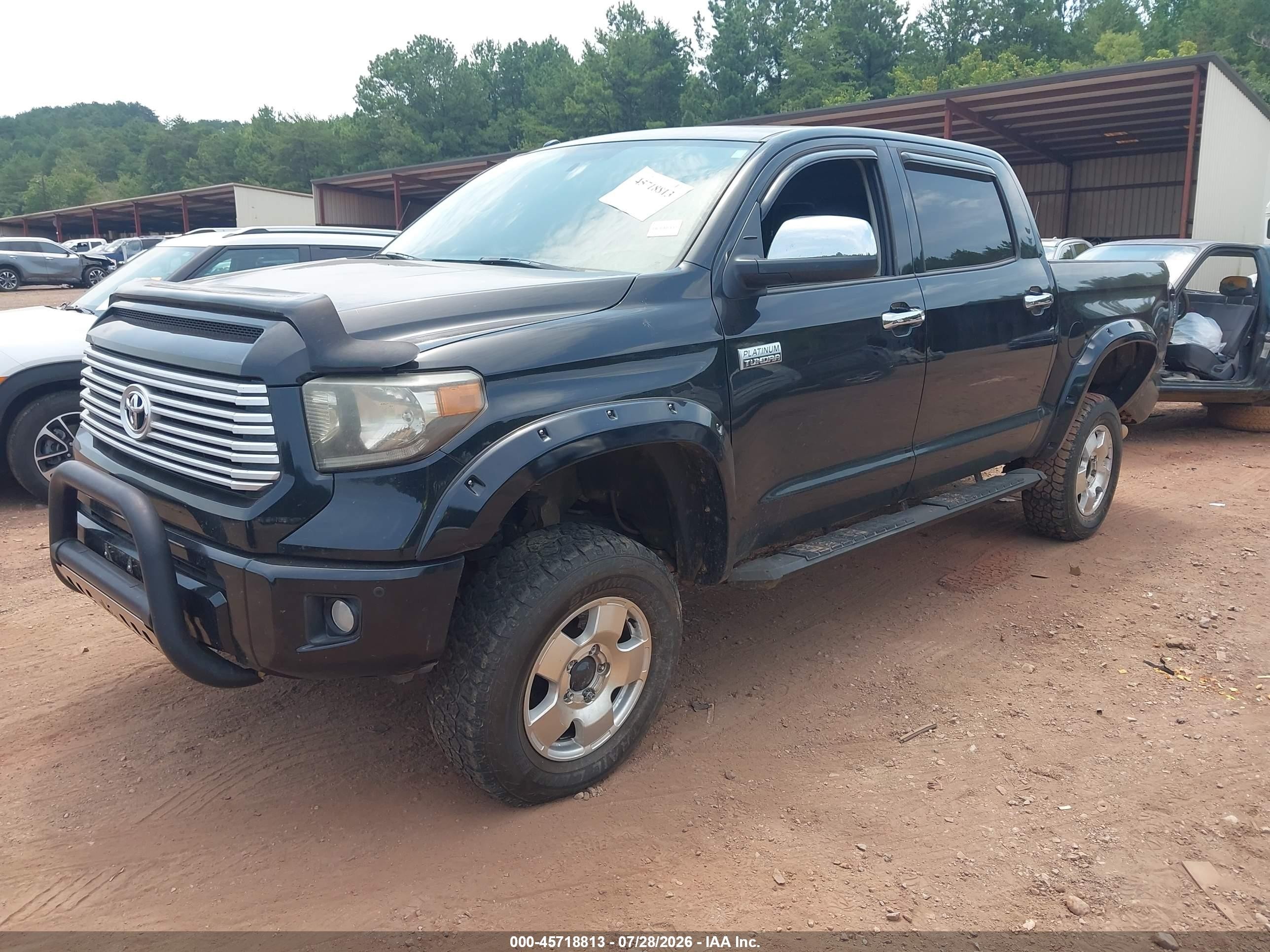 2015 Toyota Tundra Platinum 5.7l V8 Black vin: 5TFAW5F12FX440849