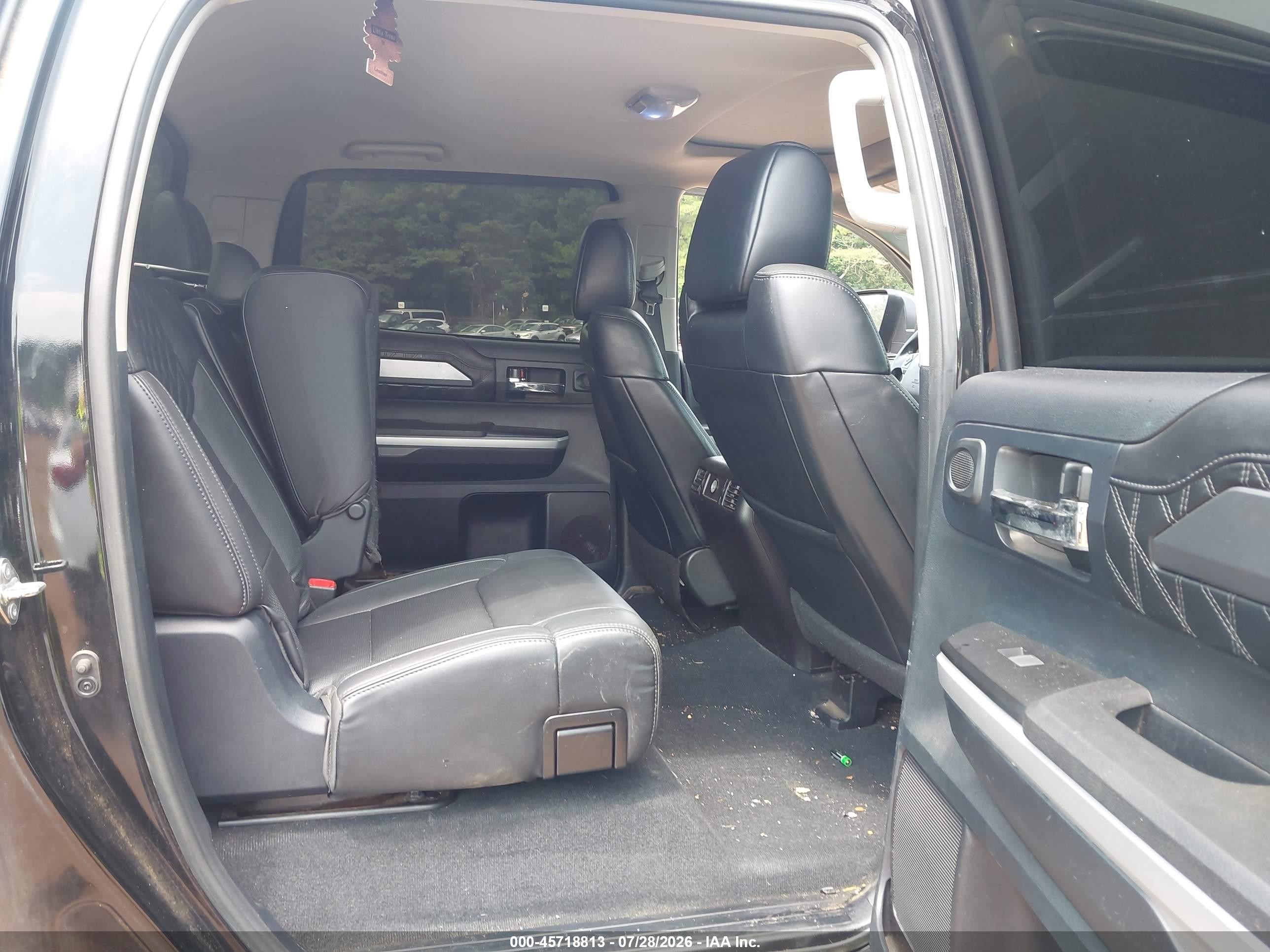 2015 Toyota Tundra Platinum 5.7l V8 Black vin: 5TFAW5F12FX440849