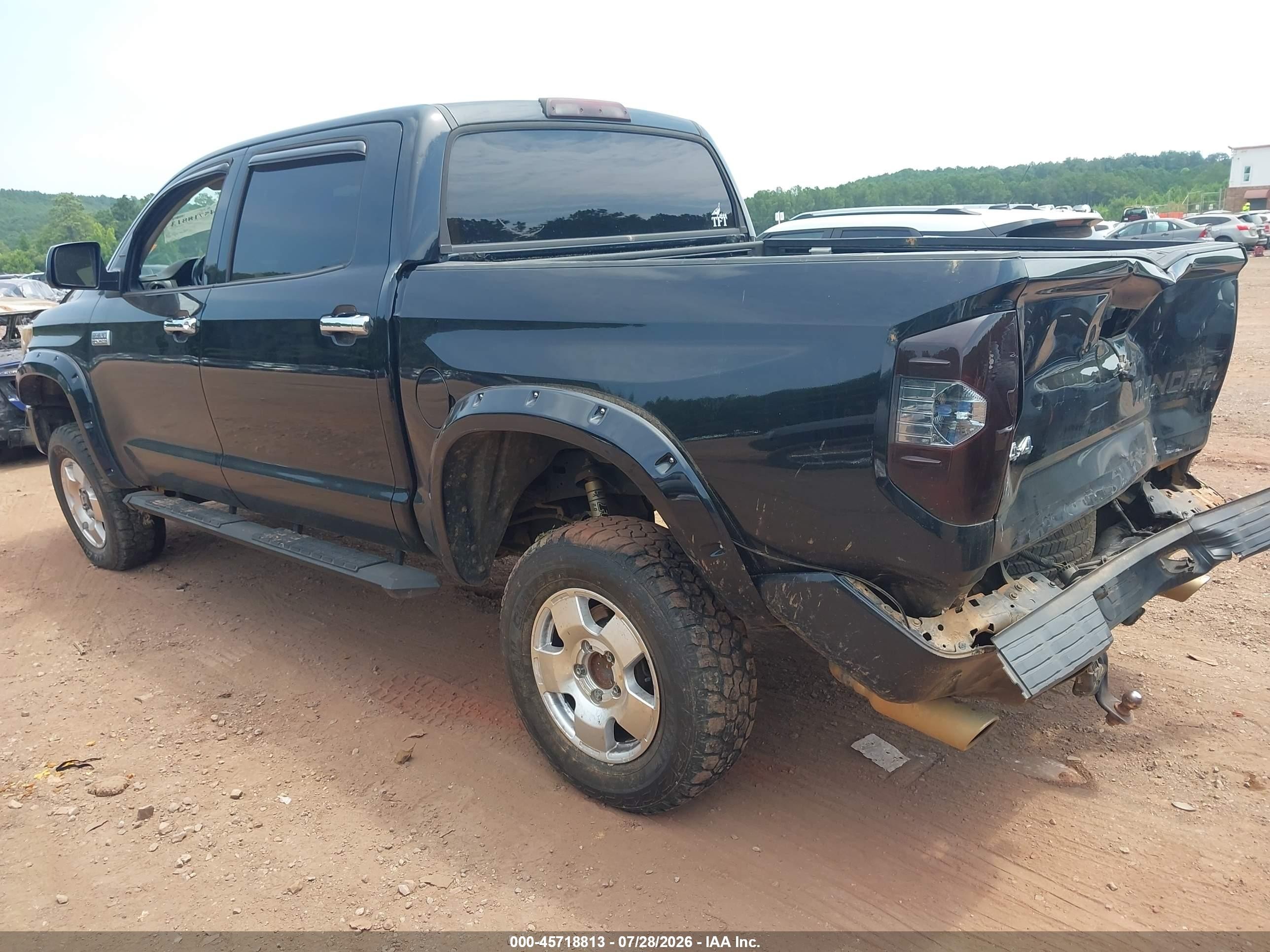 2015 Toyota Tundra Platinum 5.7l V8 Black vin: 5TFAW5F12FX440849
