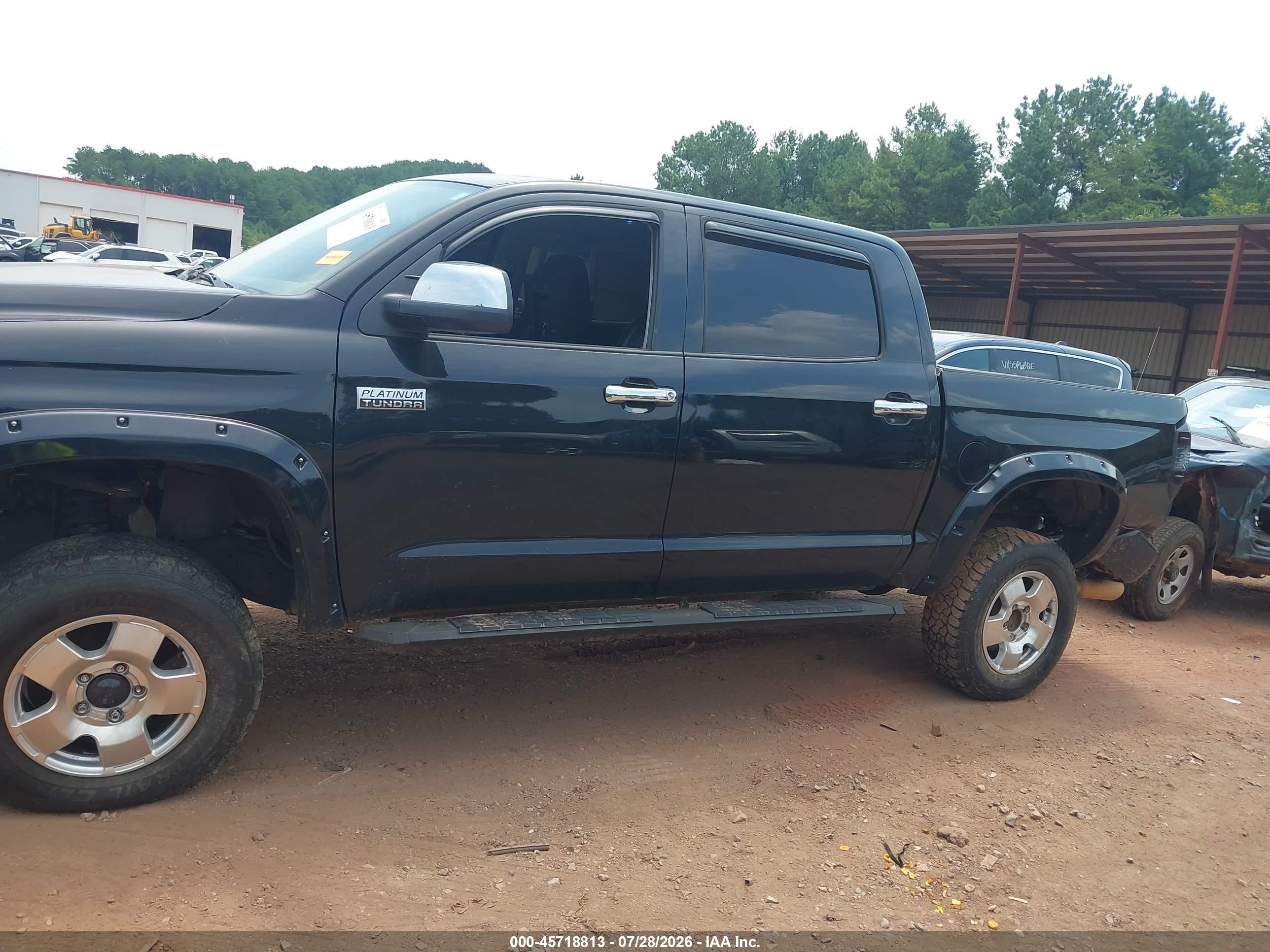 2015 Toyota Tundra Platinum 5.7l V8 Black vin: 5TFAW5F12FX440849