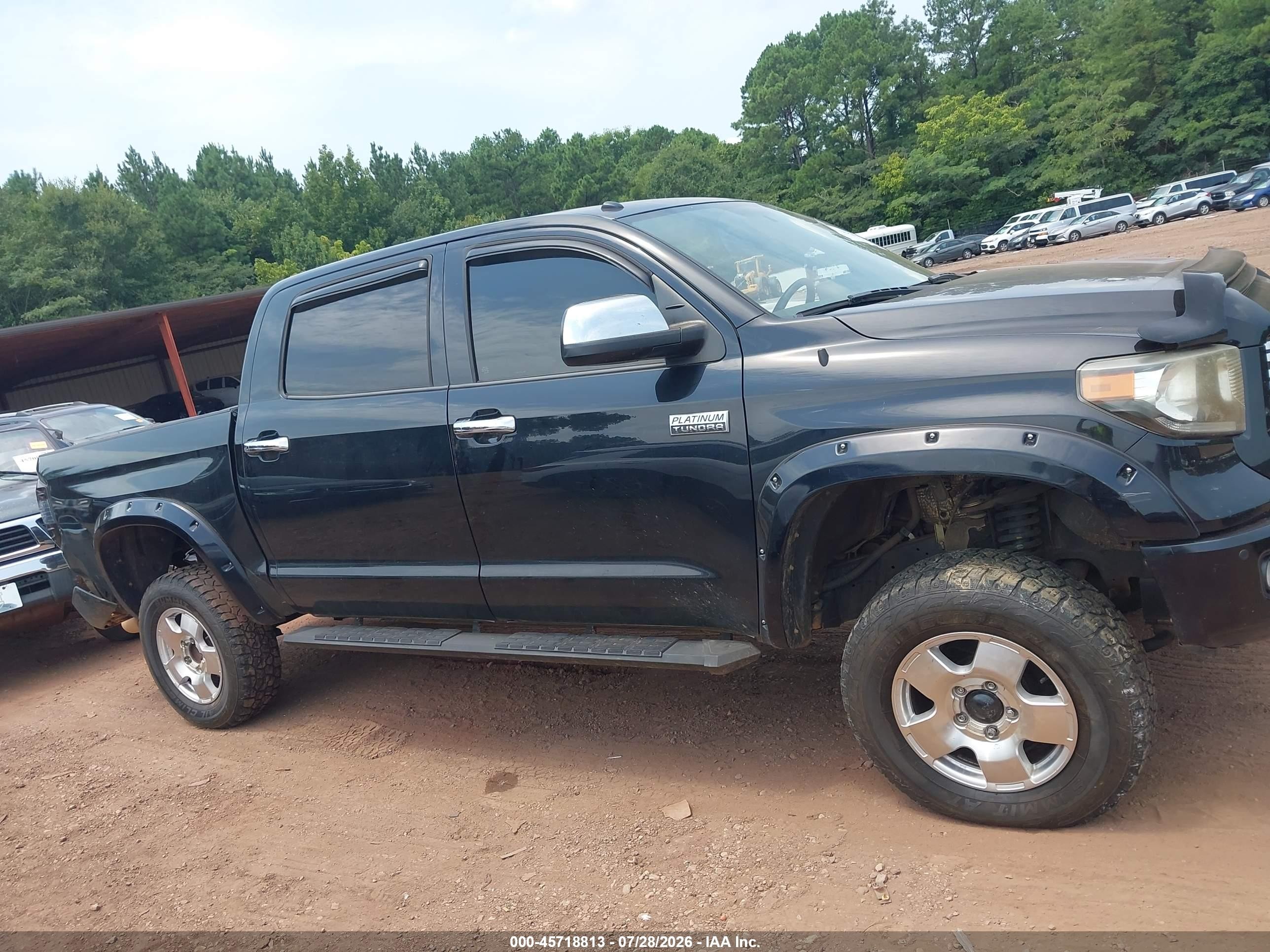 2015 Toyota Tundra Platinum 5.7l V8 Black vin: 5TFAW5F12FX440849