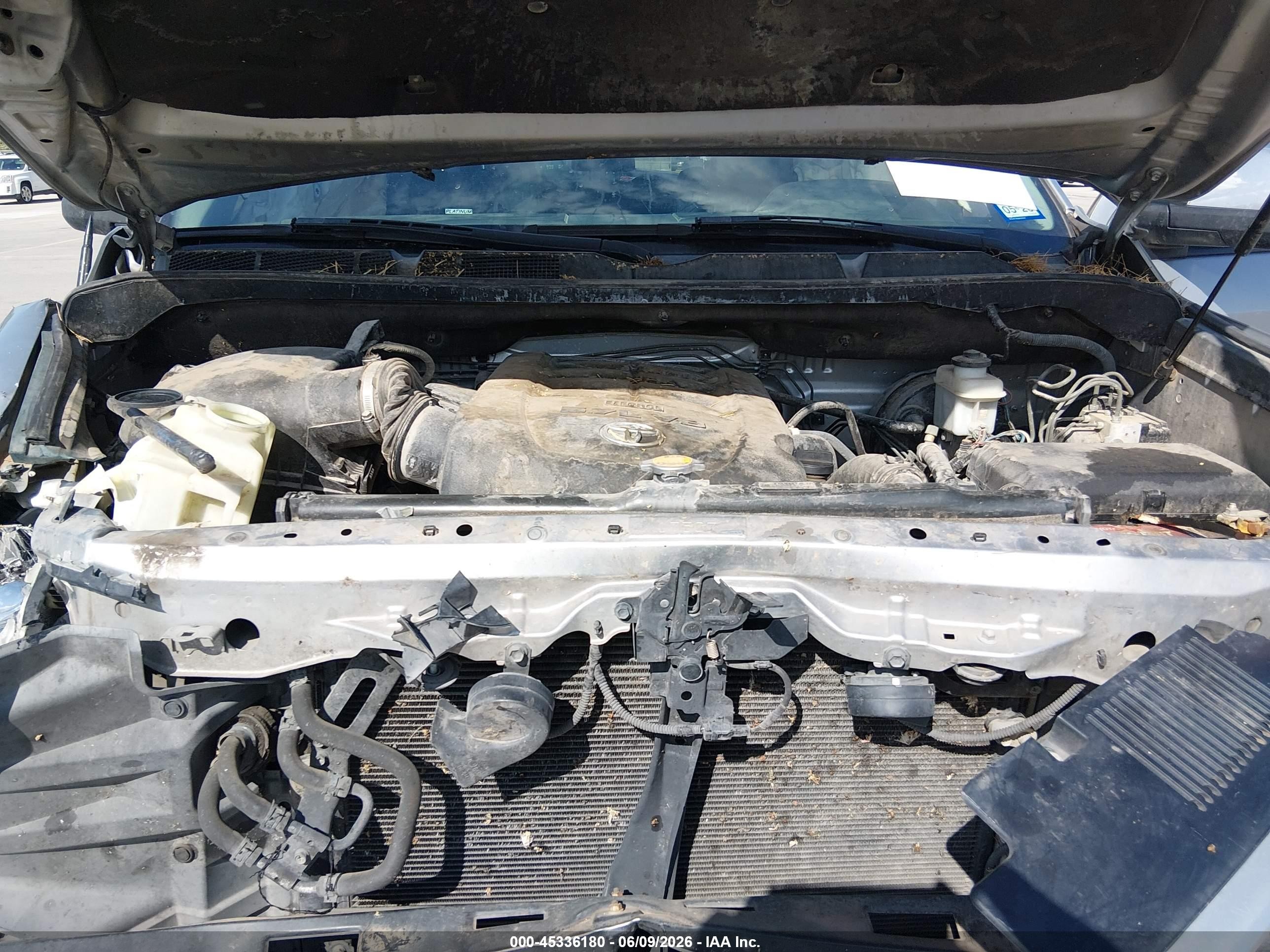 2014 Toyota Tundra Platinum 5.7l V8 Silver vin: 5TFAW5F13EX366985