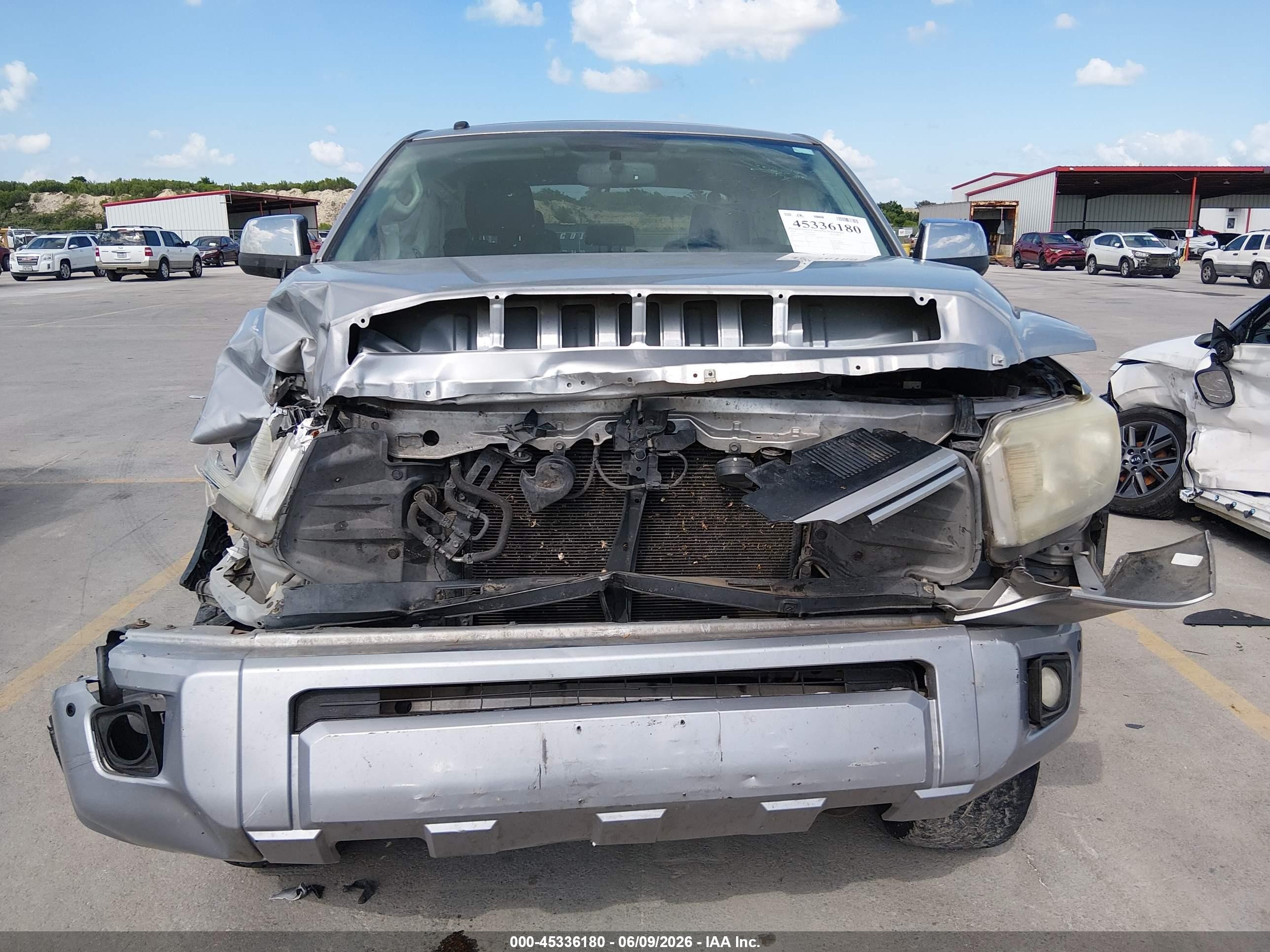2014 Toyota Tundra Platinum 5.7l V8 Silver vin: 5TFAW5F13EX366985
