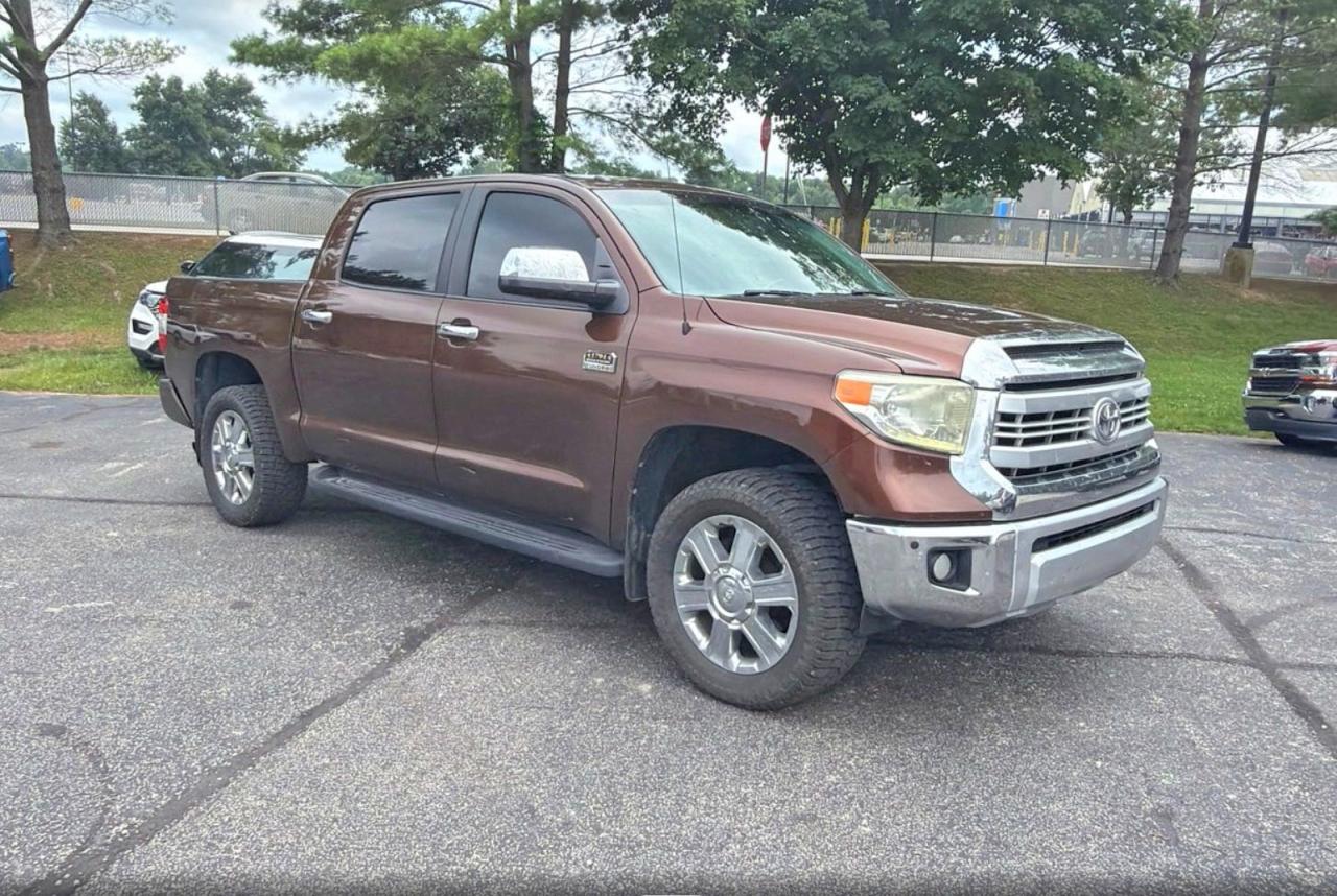 2014 Toyota Tundra Crewmax Platinum Brown vin: 5TFAW5F13EX380112
