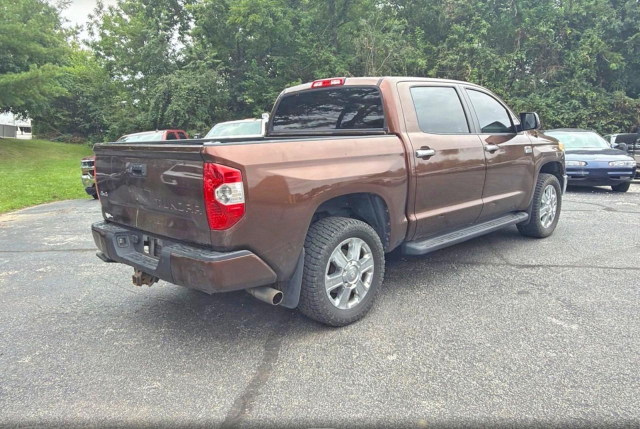 2014 Toyota Tundra Crewmax Platinum Brown vin: 5TFAW5F13EX380112