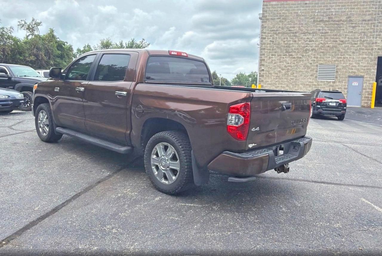 2014 Toyota Tundra Crewmax Platinum Brown vin: 5TFAW5F13EX380112