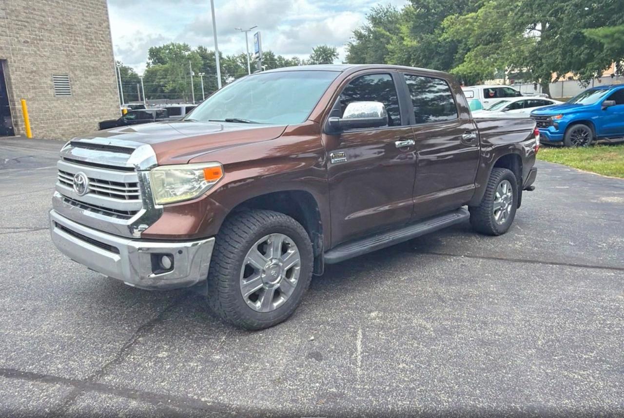 2014 Toyota Tundra Crewmax Platinum Brown vin: 5TFAW5F13EX380112