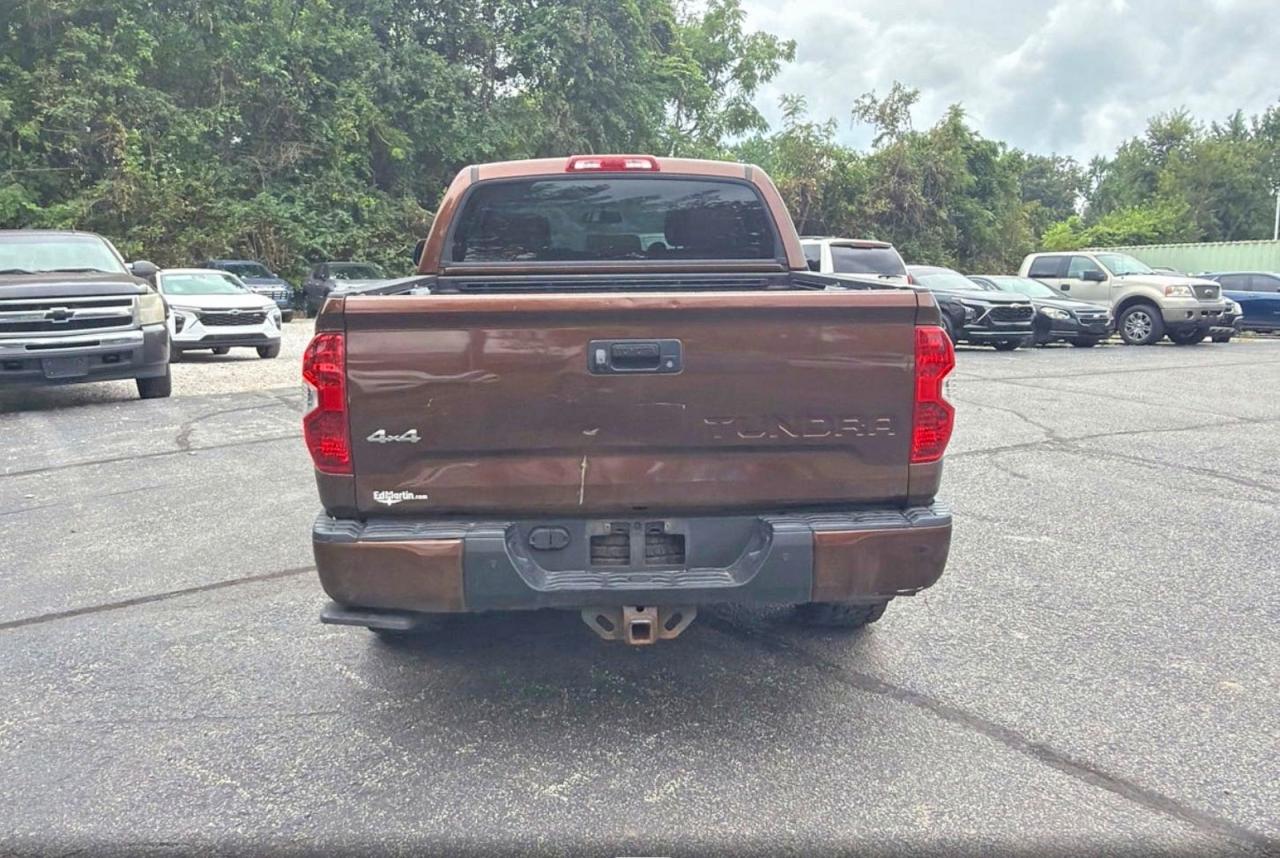 2014 Toyota Tundra Crewmax Platinum Brown vin: 5TFAW5F13EX380112
